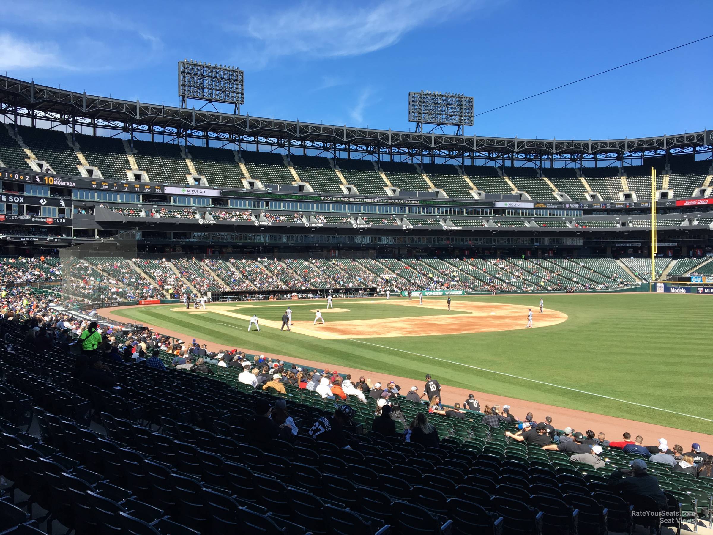 section 114, row 25 seat view  - rate field