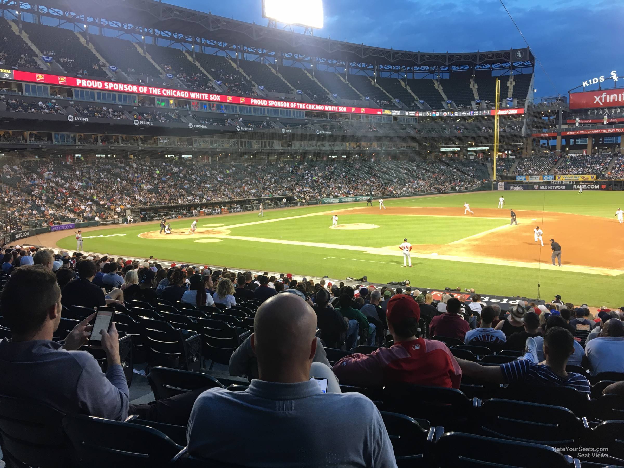 section 121, row 24 seat view  - rate field