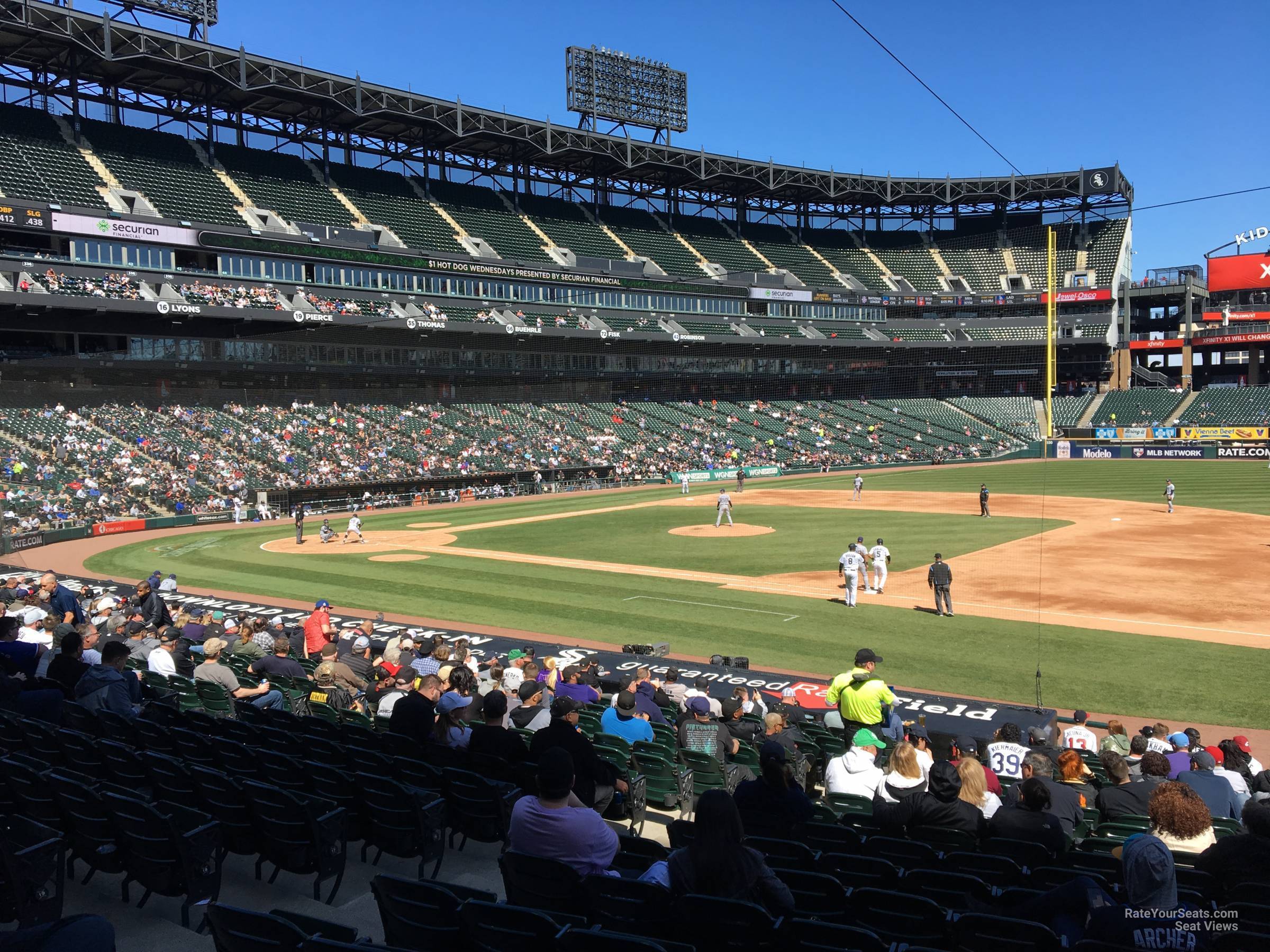 detailed guaranteed rate field seating chart