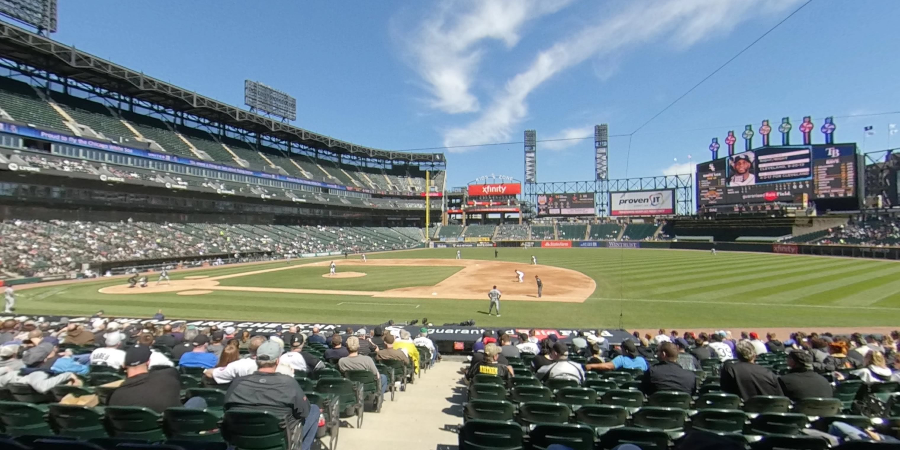 section 122 panoramic seat view  - guaranteed rate field