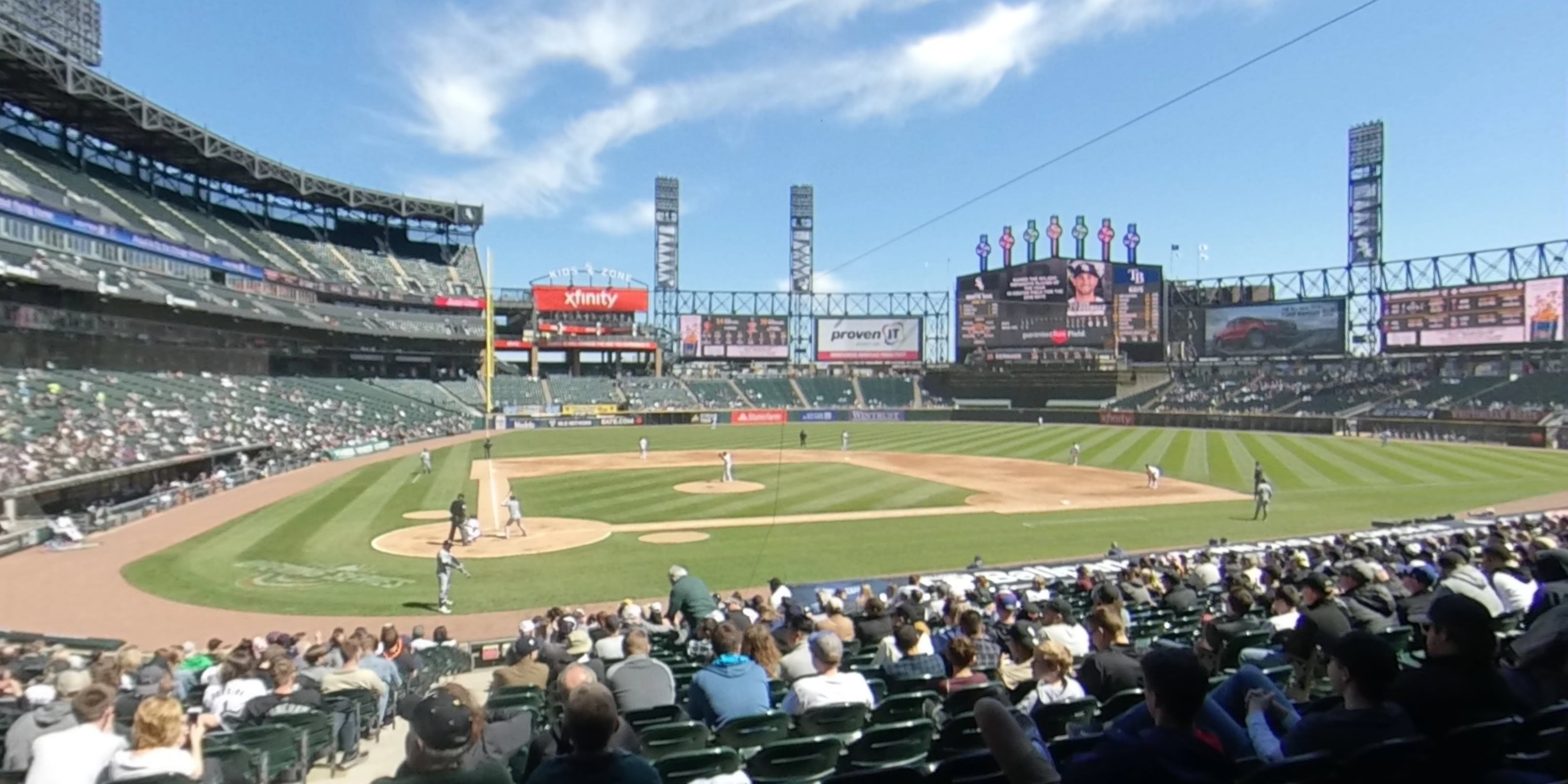 section 128 panoramic seat view  - guaranteed rate field