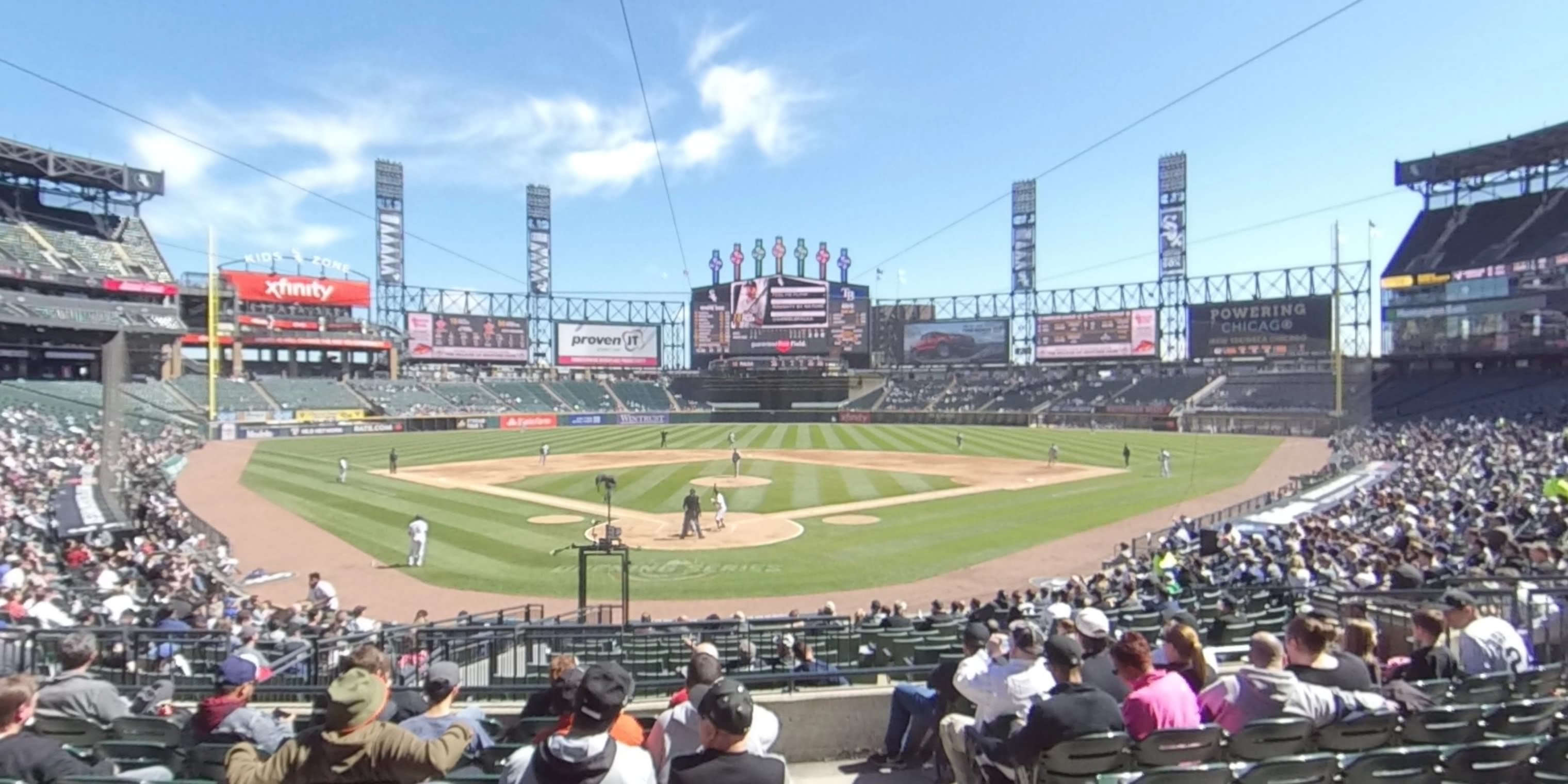 section 132 panoramic seat view  - guaranteed rate field
