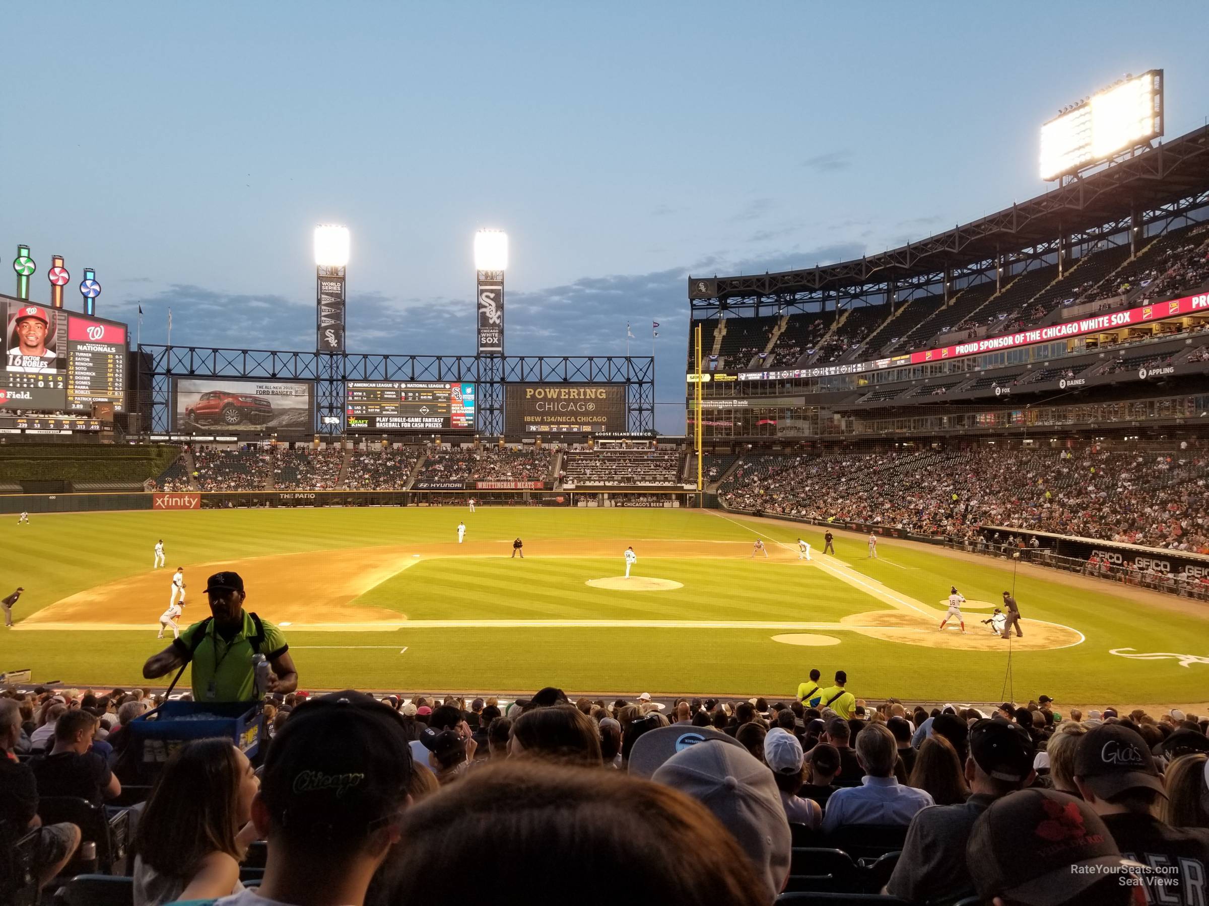 section 138, row 28 seat view  - rate field