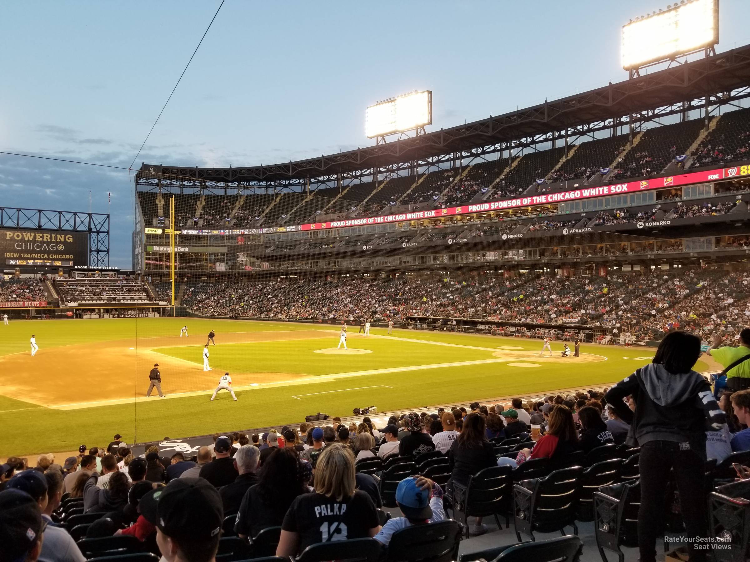 section 143, row 23 seat view  - guaranteed rate field