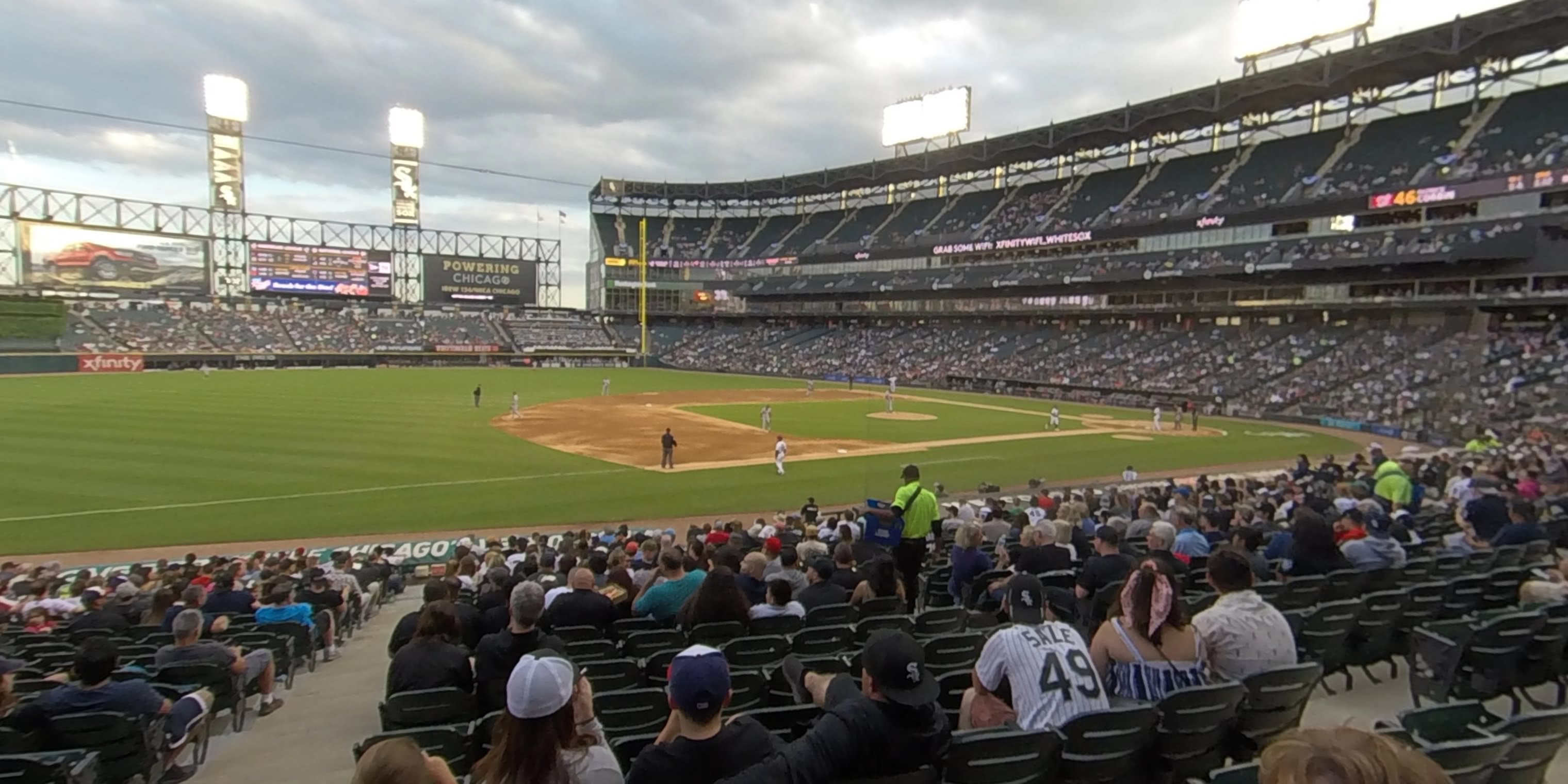 section 144 panoramic seat view  - guaranteed rate field
