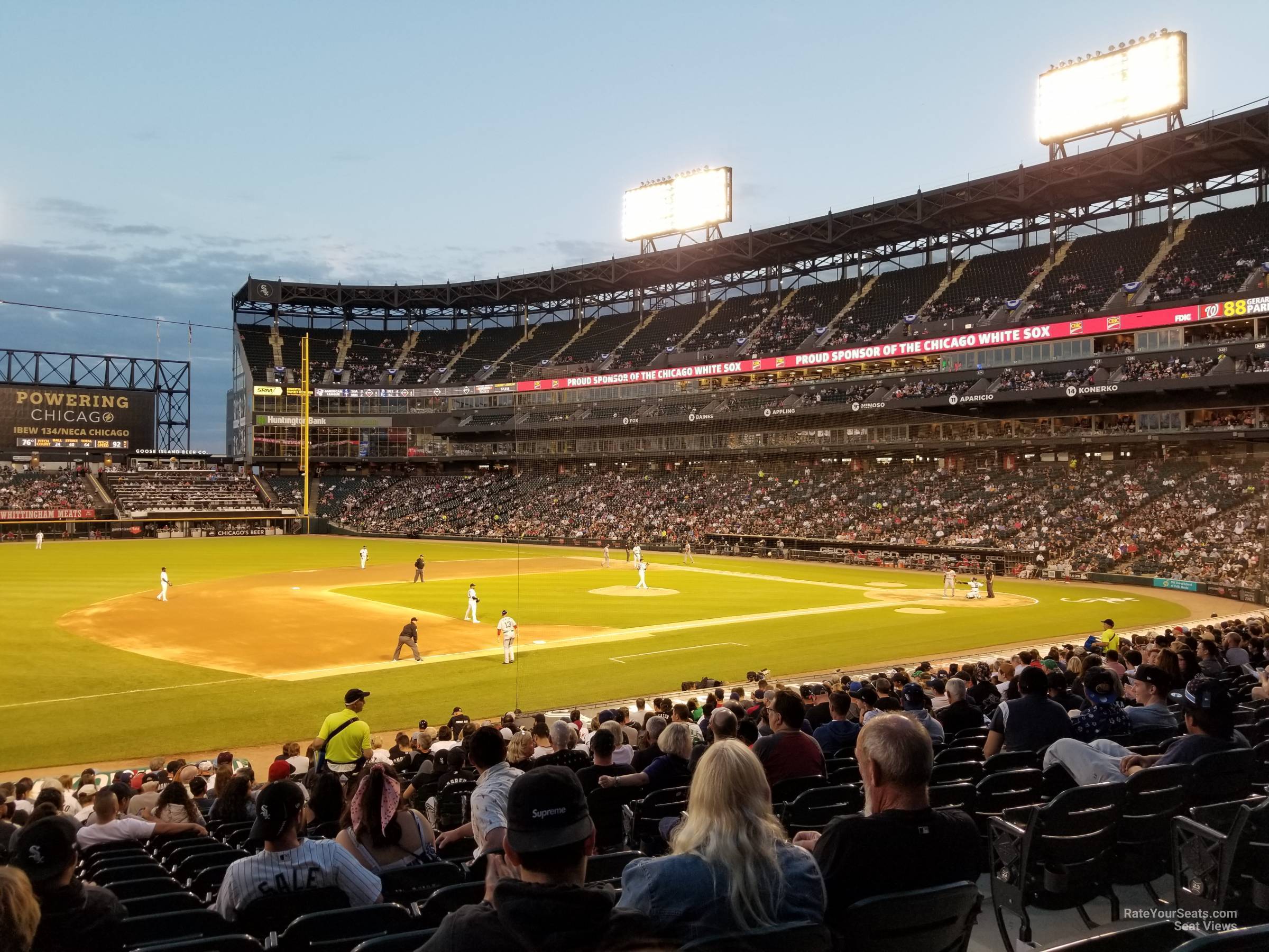 section 144, row 26 seat view  - rate field