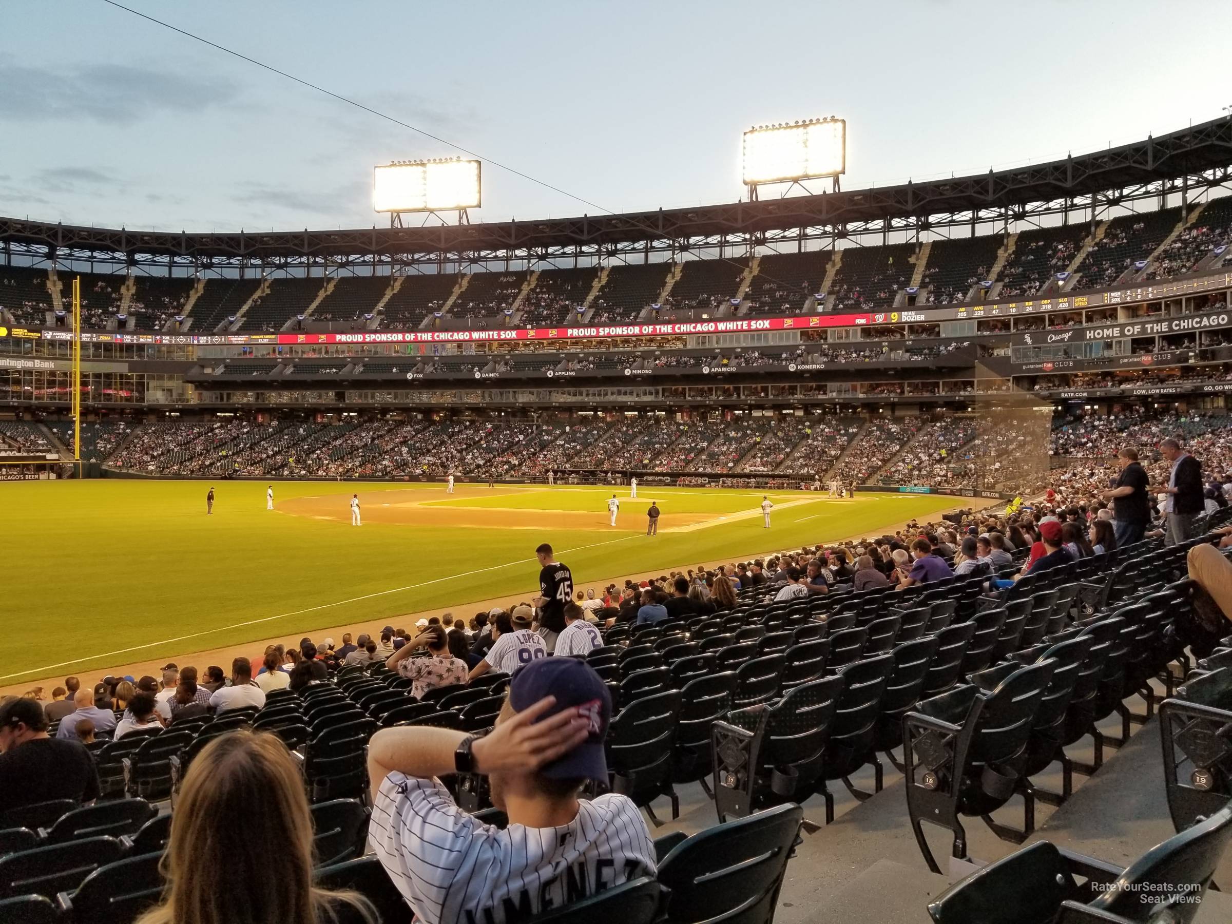 section 151, row 20 seat view  - rate field