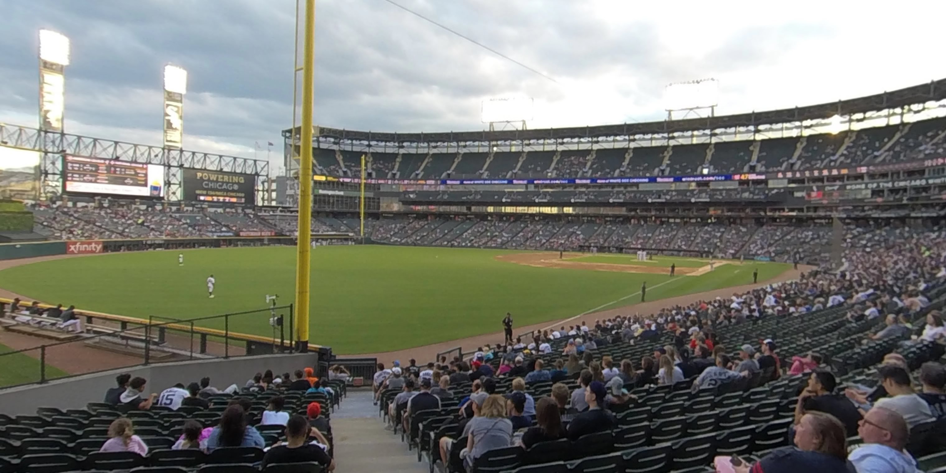 section 154 panoramic seat view  - guaranteed rate field