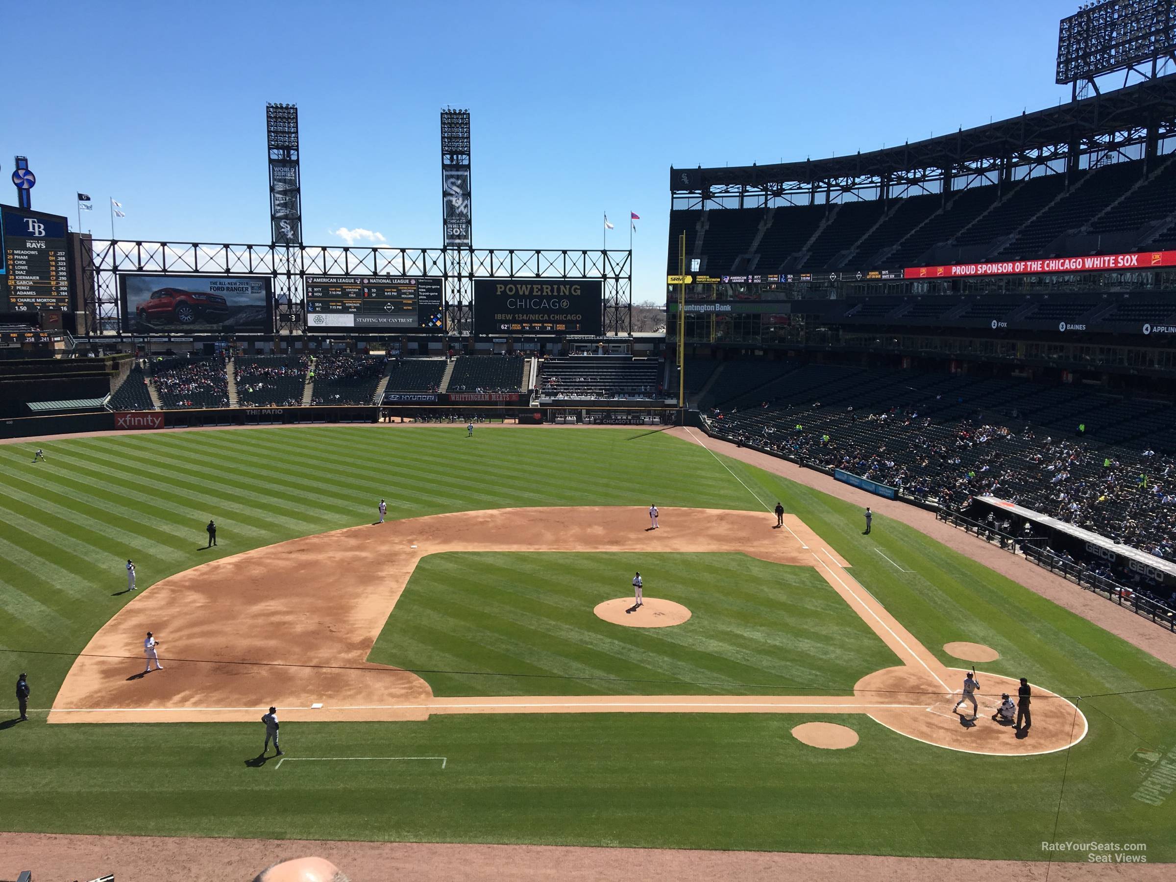 section 338, row 1 seat view  - rate field