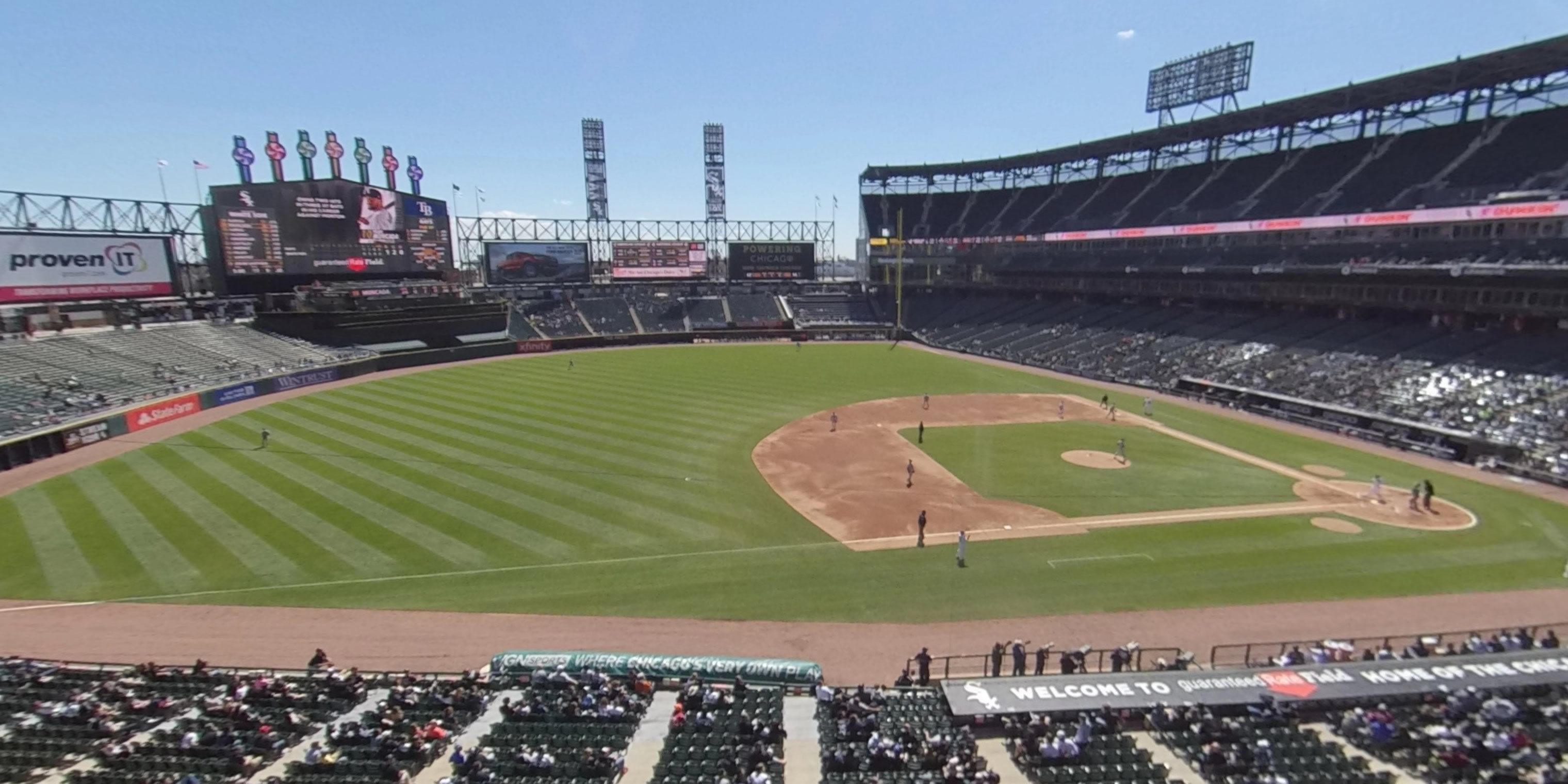 section 342 panoramic seat view  - guaranteed rate field