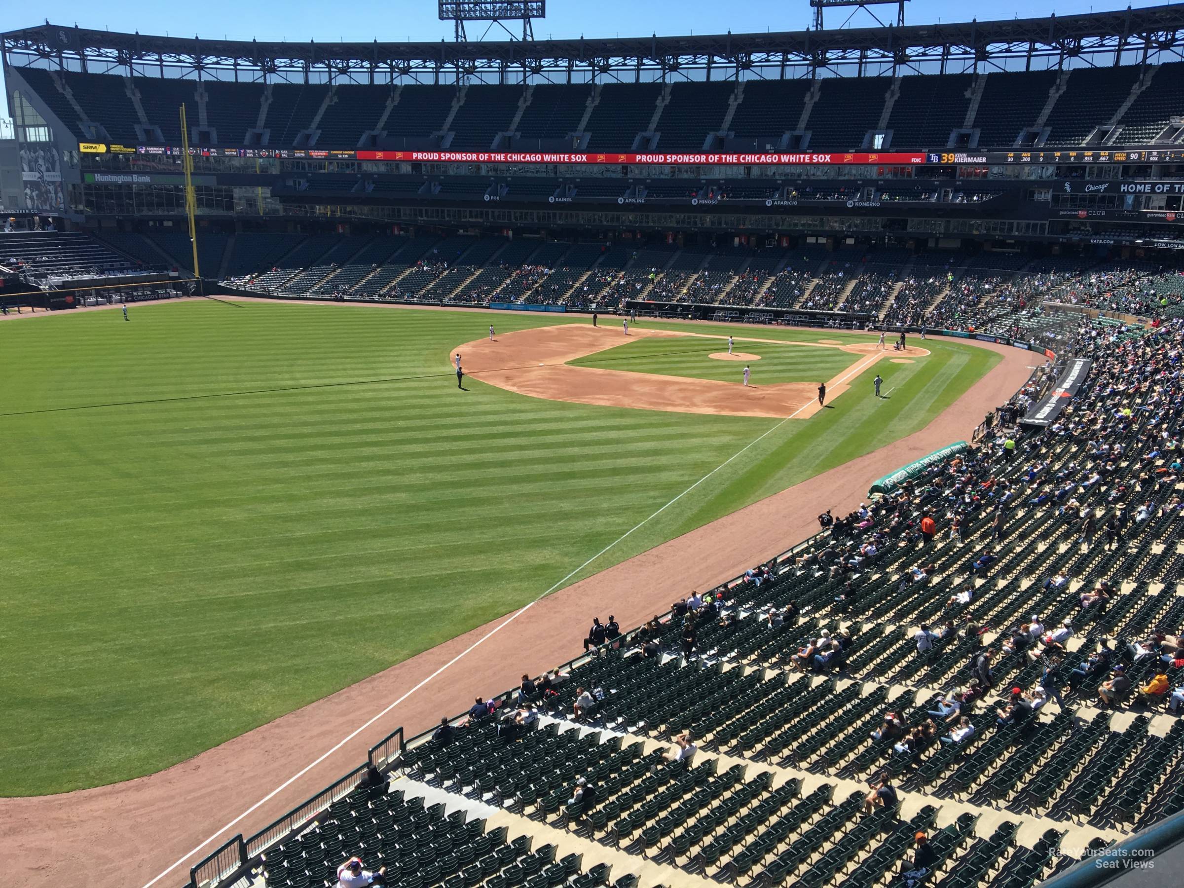 section 354, row 1 seat view  - rate field