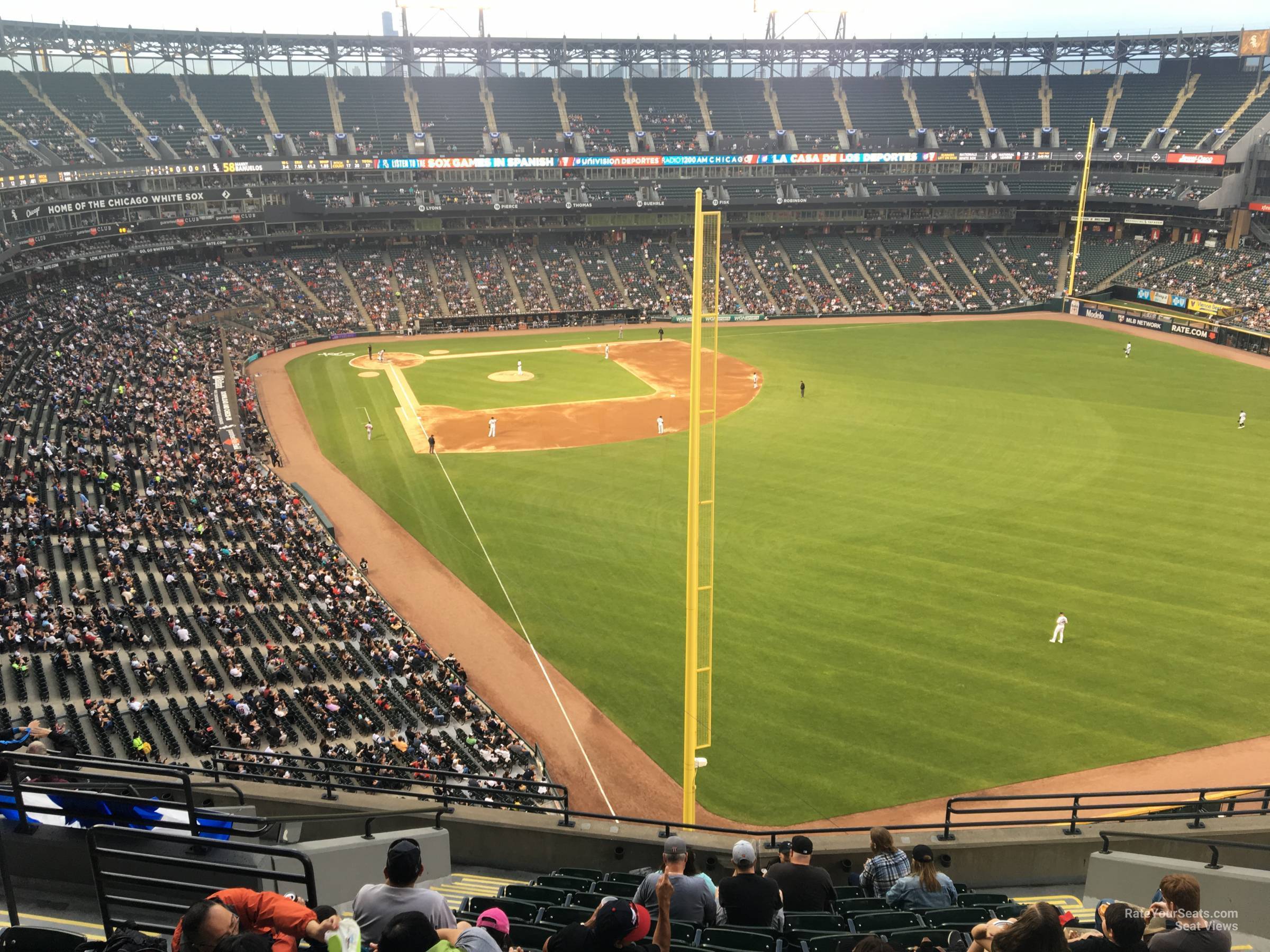 section 507, row 12 seat view  - guaranteed rate field