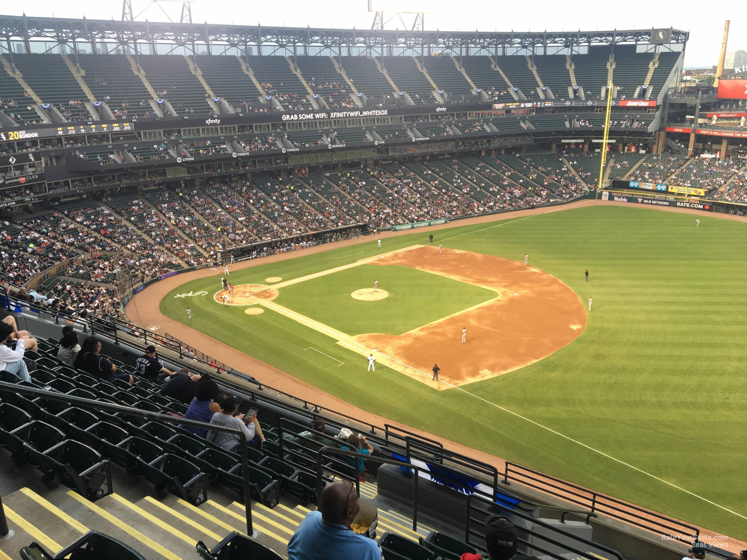 section 516, row 12 seat view  - rate field