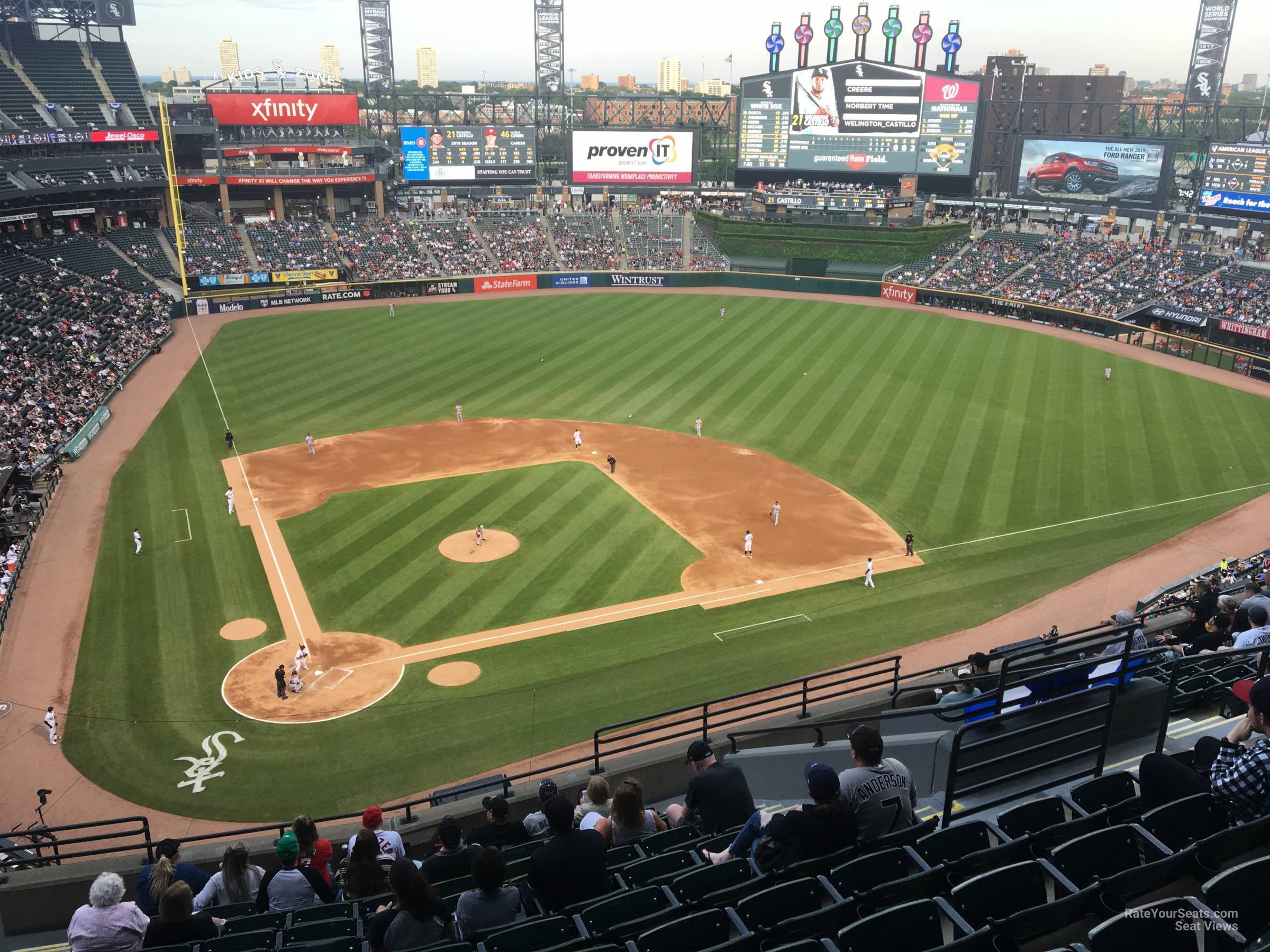 section 528, row 12 seat view  - rate field