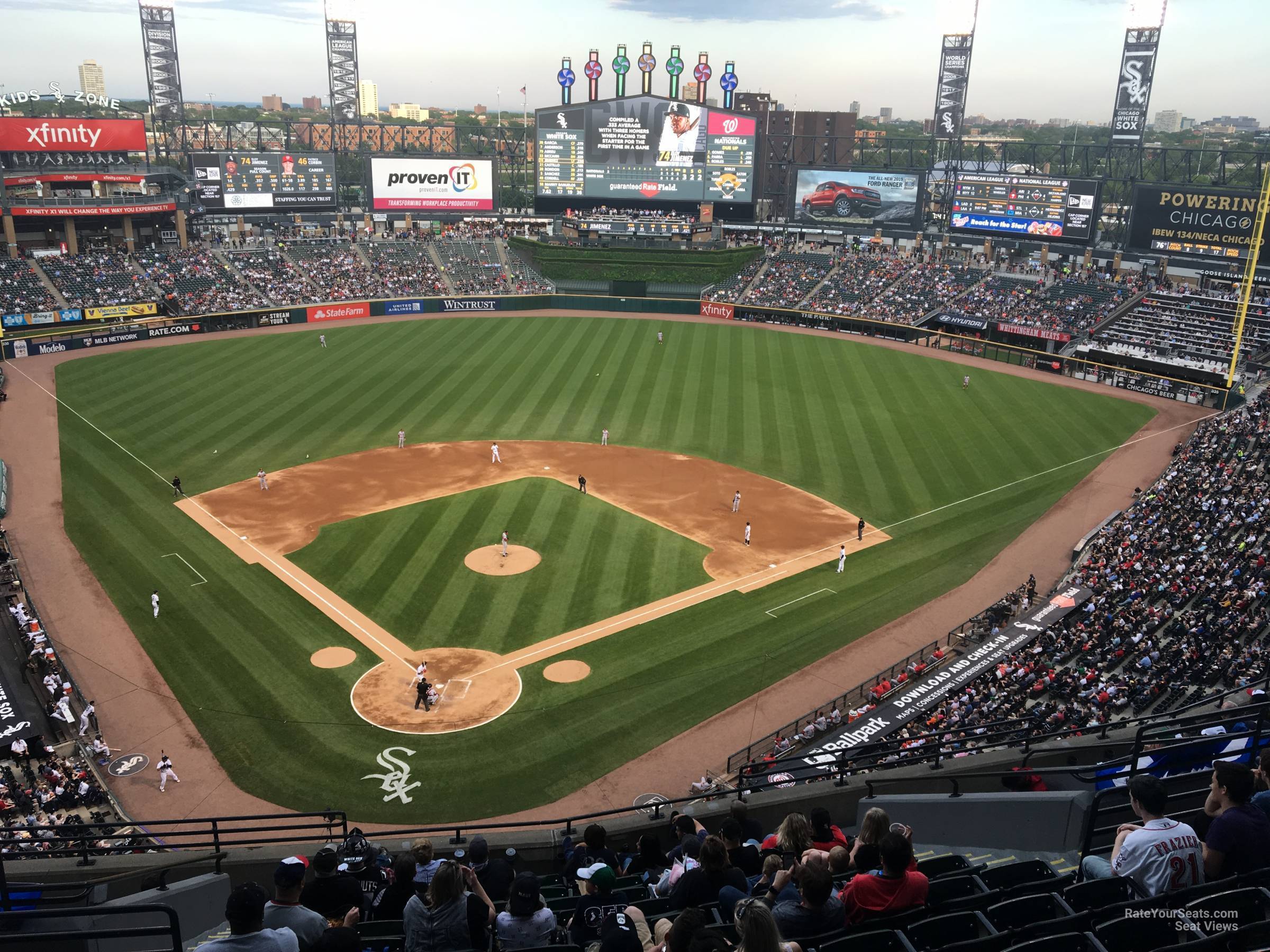 section 530, row 12 seat view  - rate field