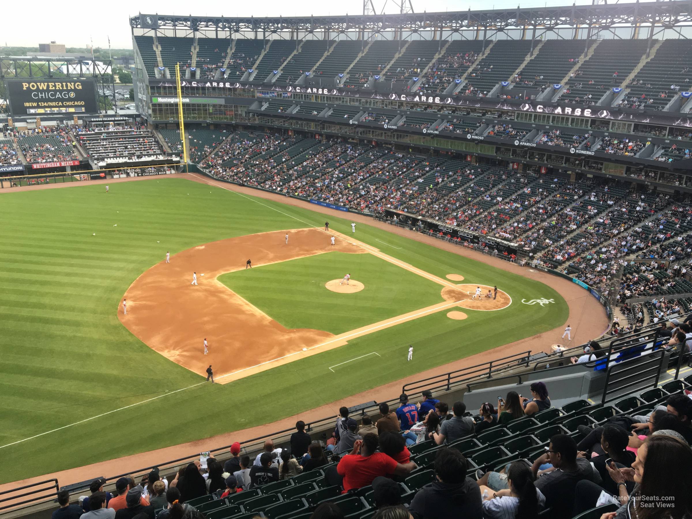 section 544, row 125 seat view  - rate field
