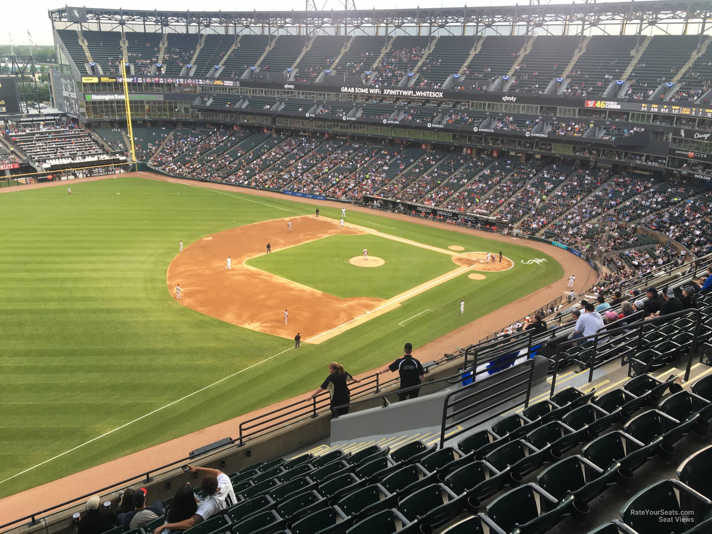 section 548, row 12 seat view  - guaranteed rate field