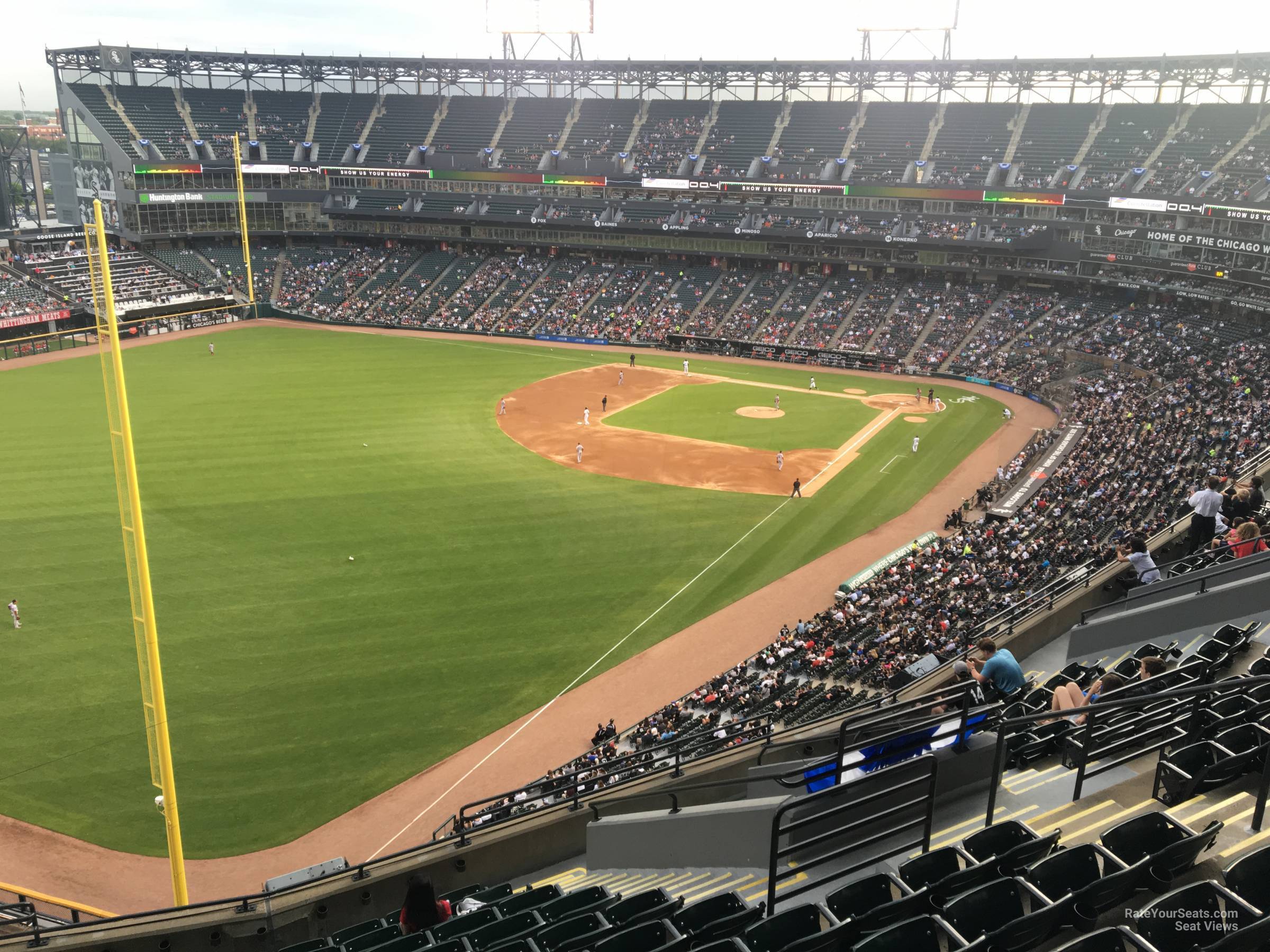 section 555, row 12 seat view  - rate field