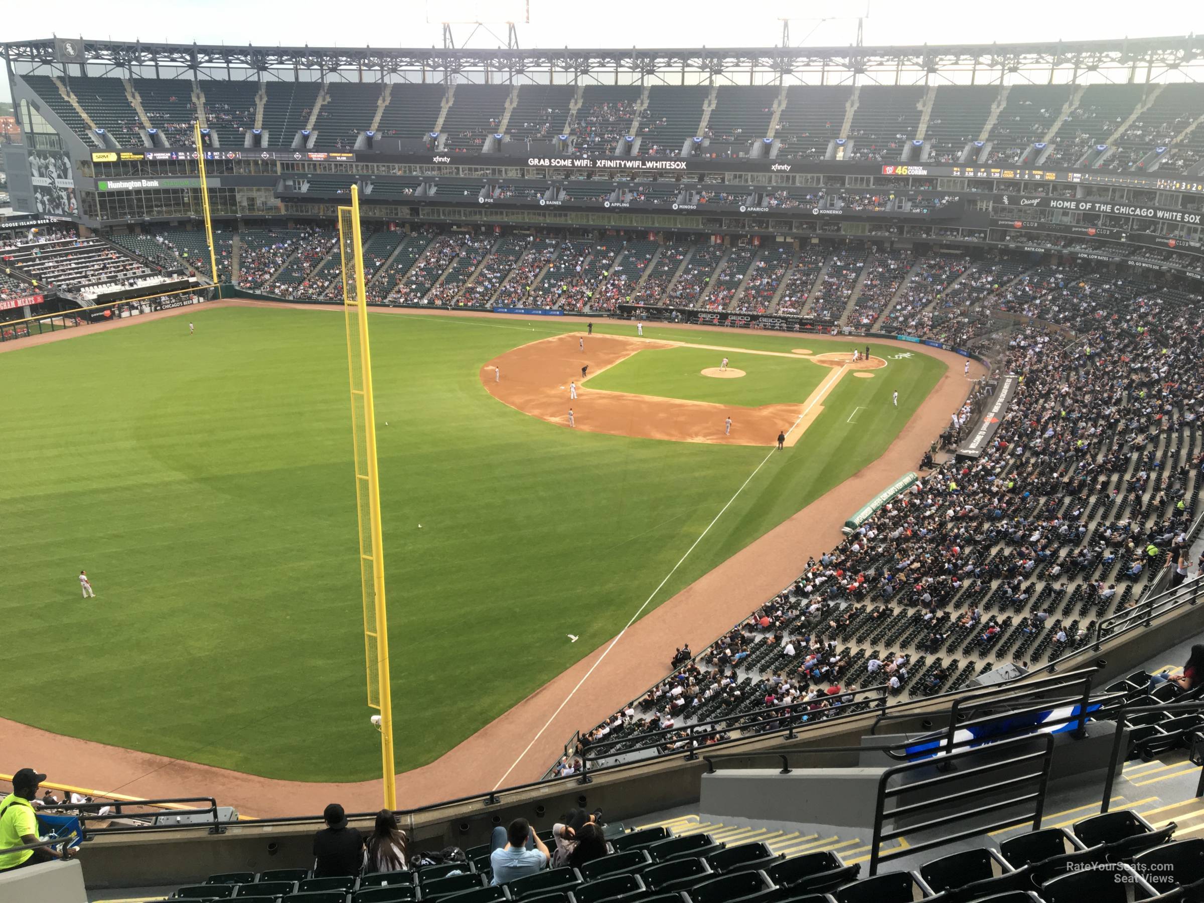 section 556, row 12 seat view  - rate field