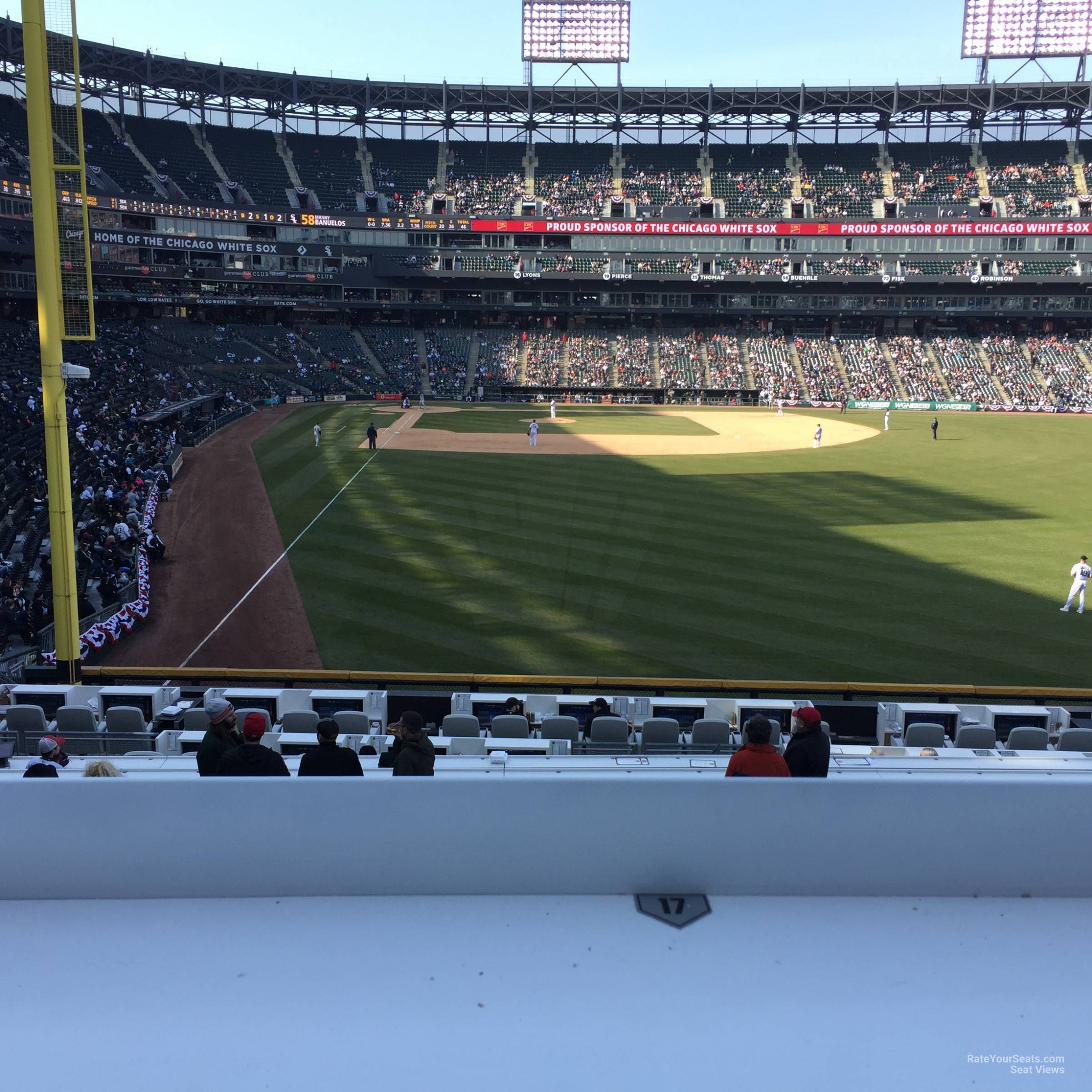 miller lite landing, row g14 seat view  - guaranteed rate field