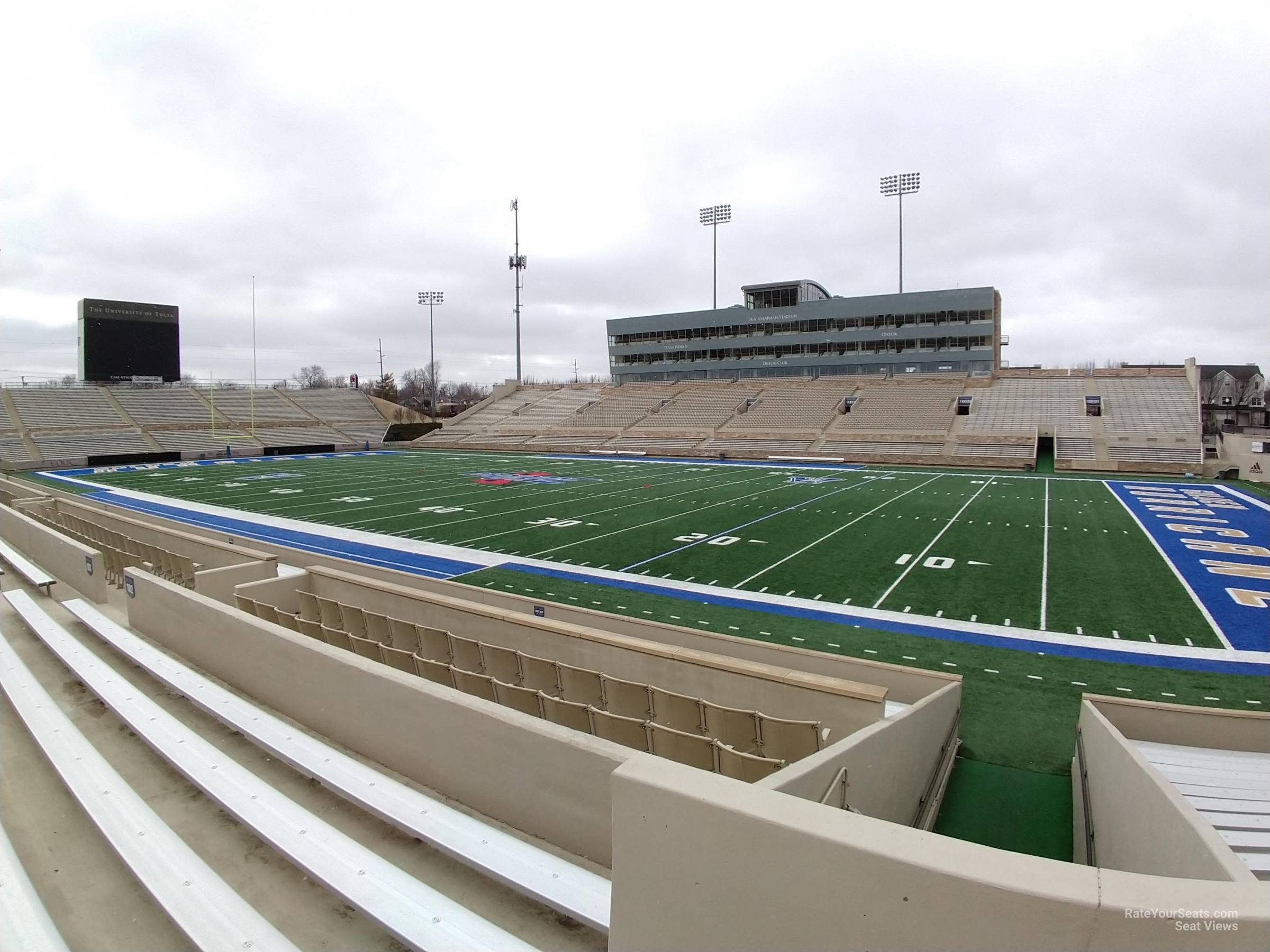 section 102, row 19 seat view  - h.a. chapman stadium