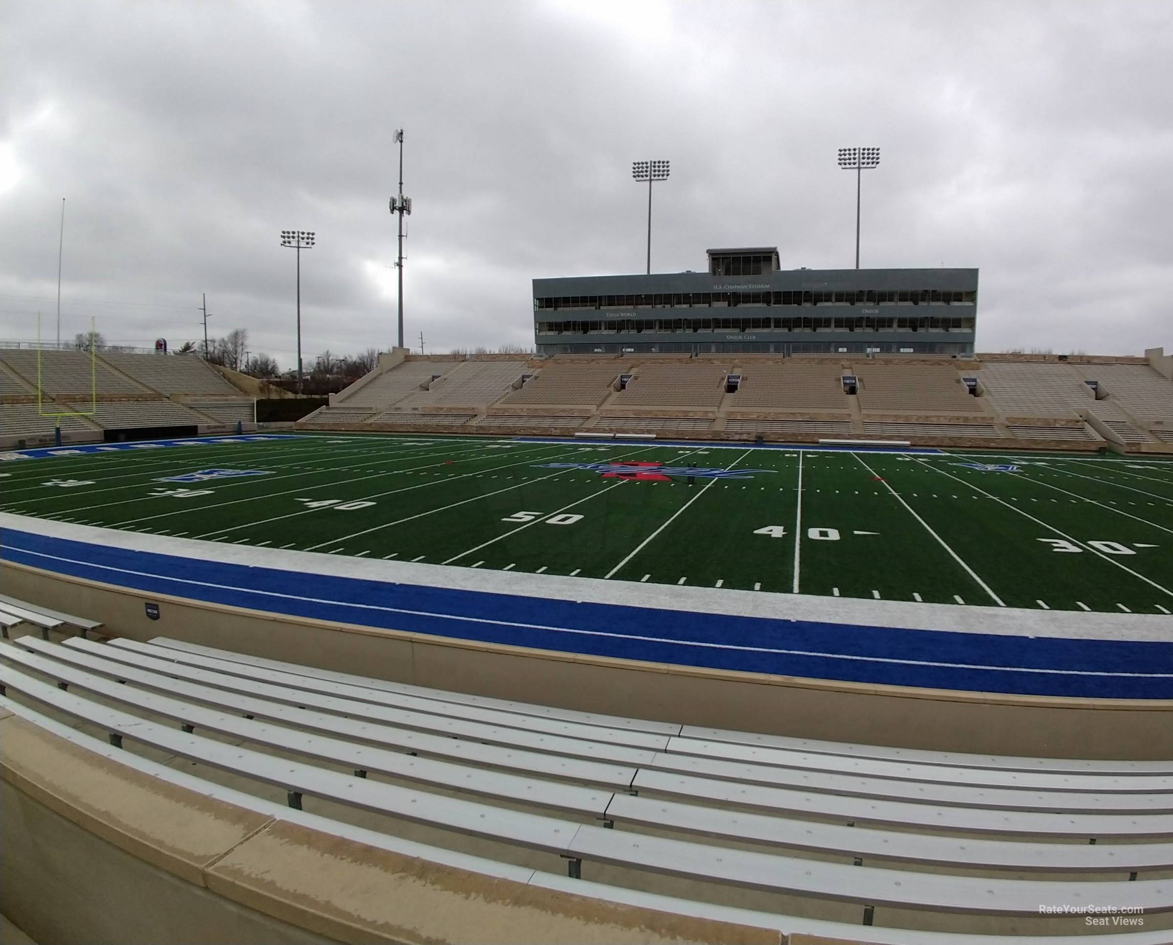 loge 104, row 9 seat view  - h.a. chapman stadium