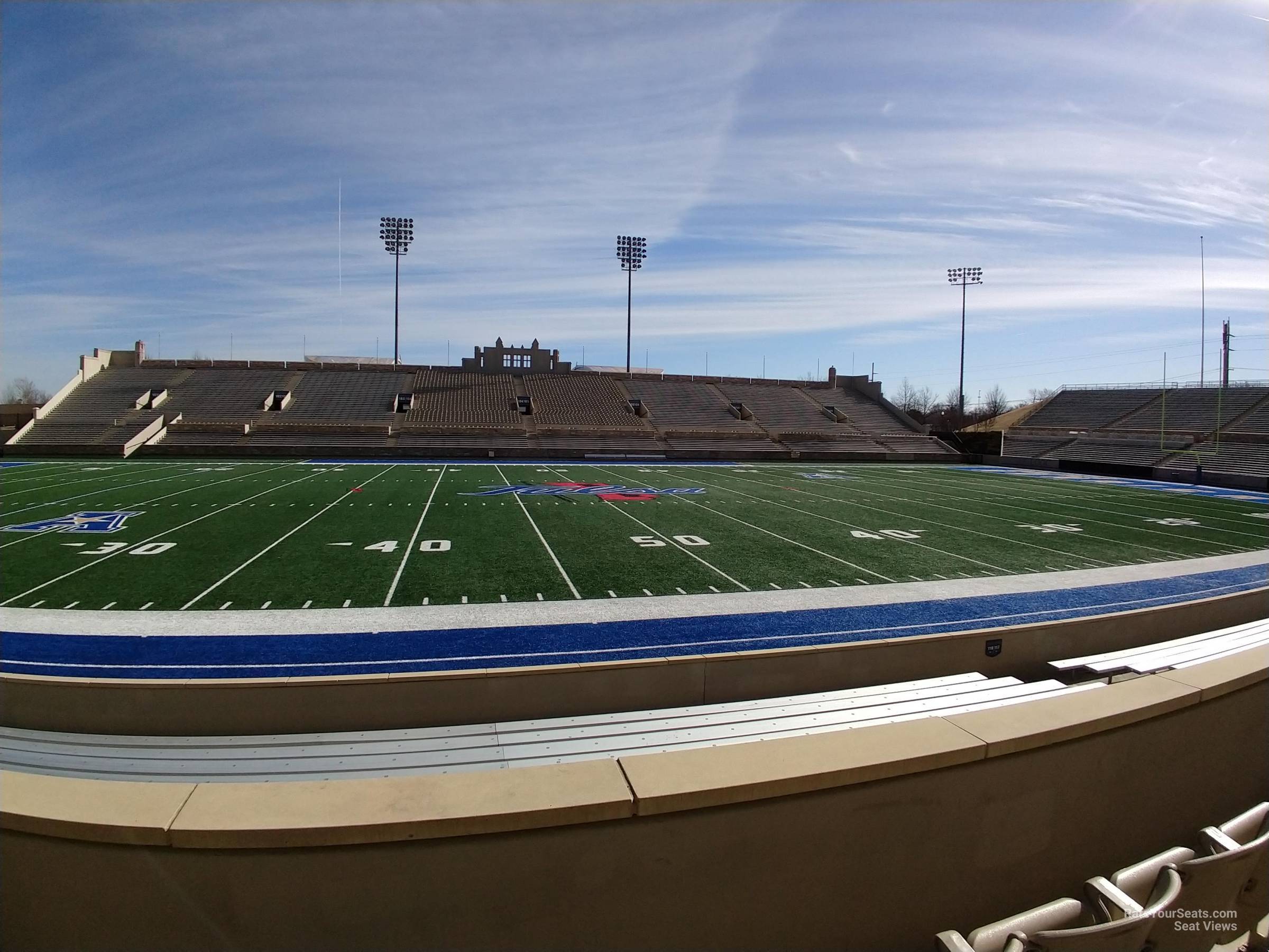 loge 118, row 9 seat view  - h.a. chapman stadium