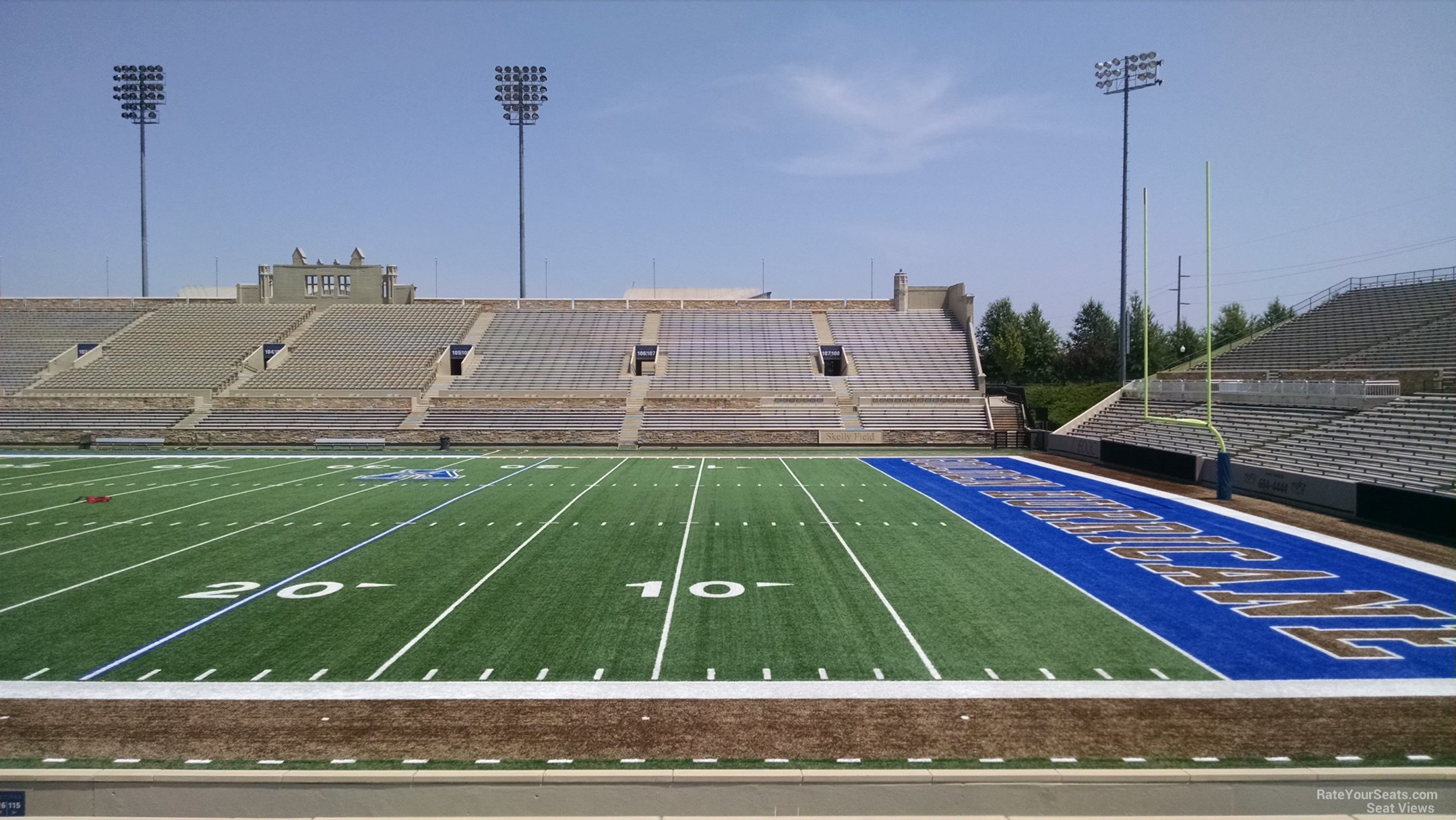 section 115, row 15 seat view  - h.a. chapman stadium