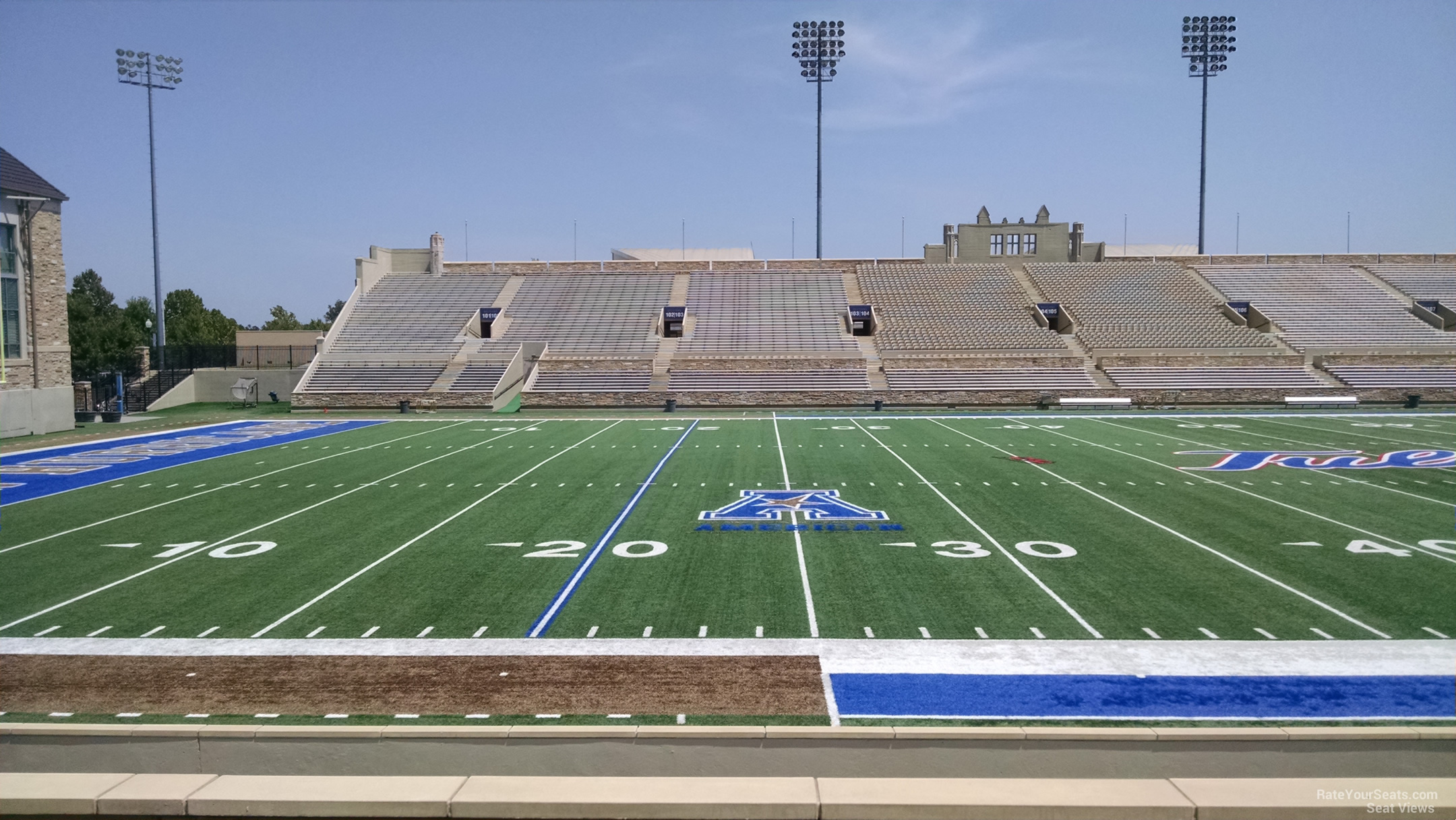 section 119, row 15 seat view  - h.a. chapman stadium