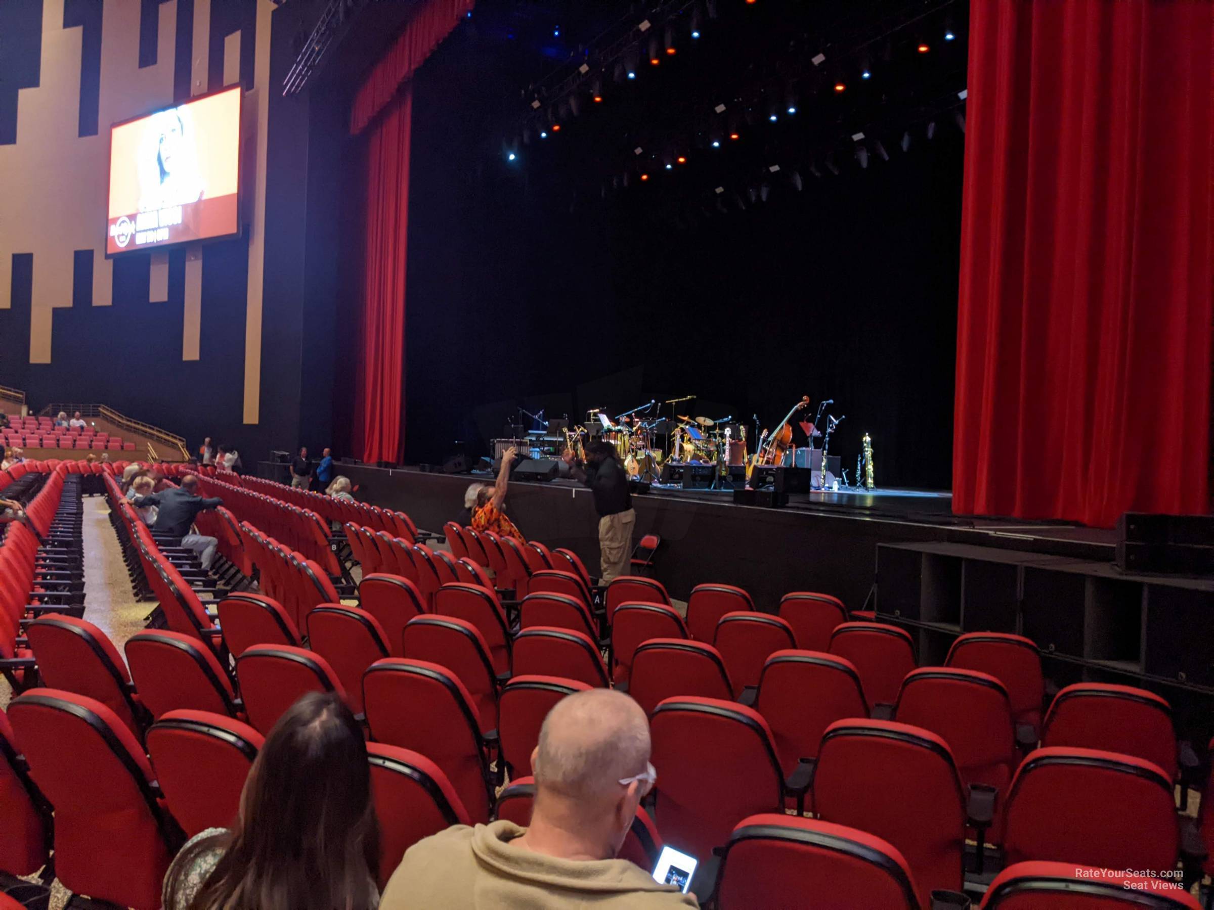 section 104, row a seat view  - hard rock live hollywood