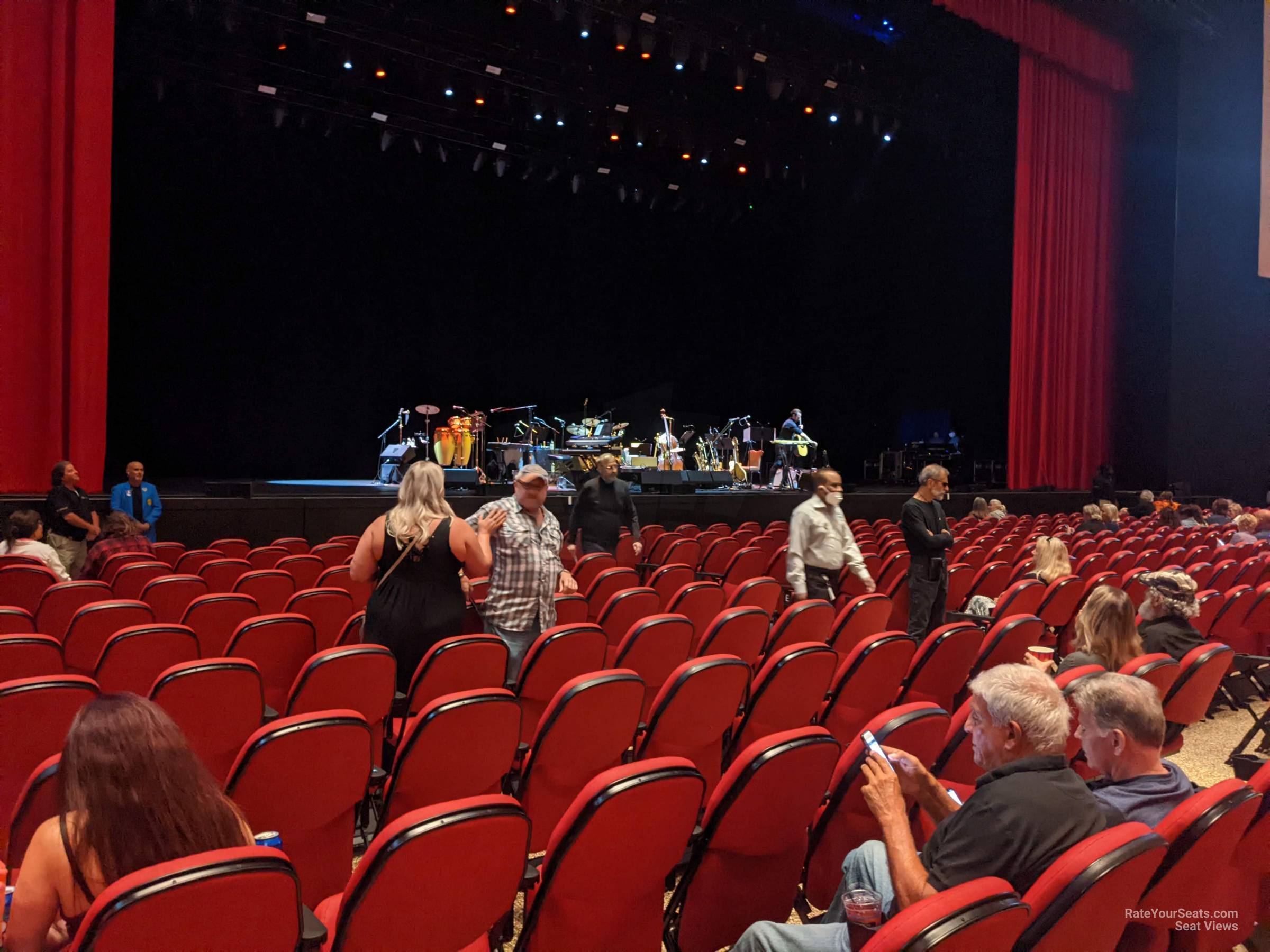 section 111, row b seat view  - hard rock live - seminole hard rock hotel and casino