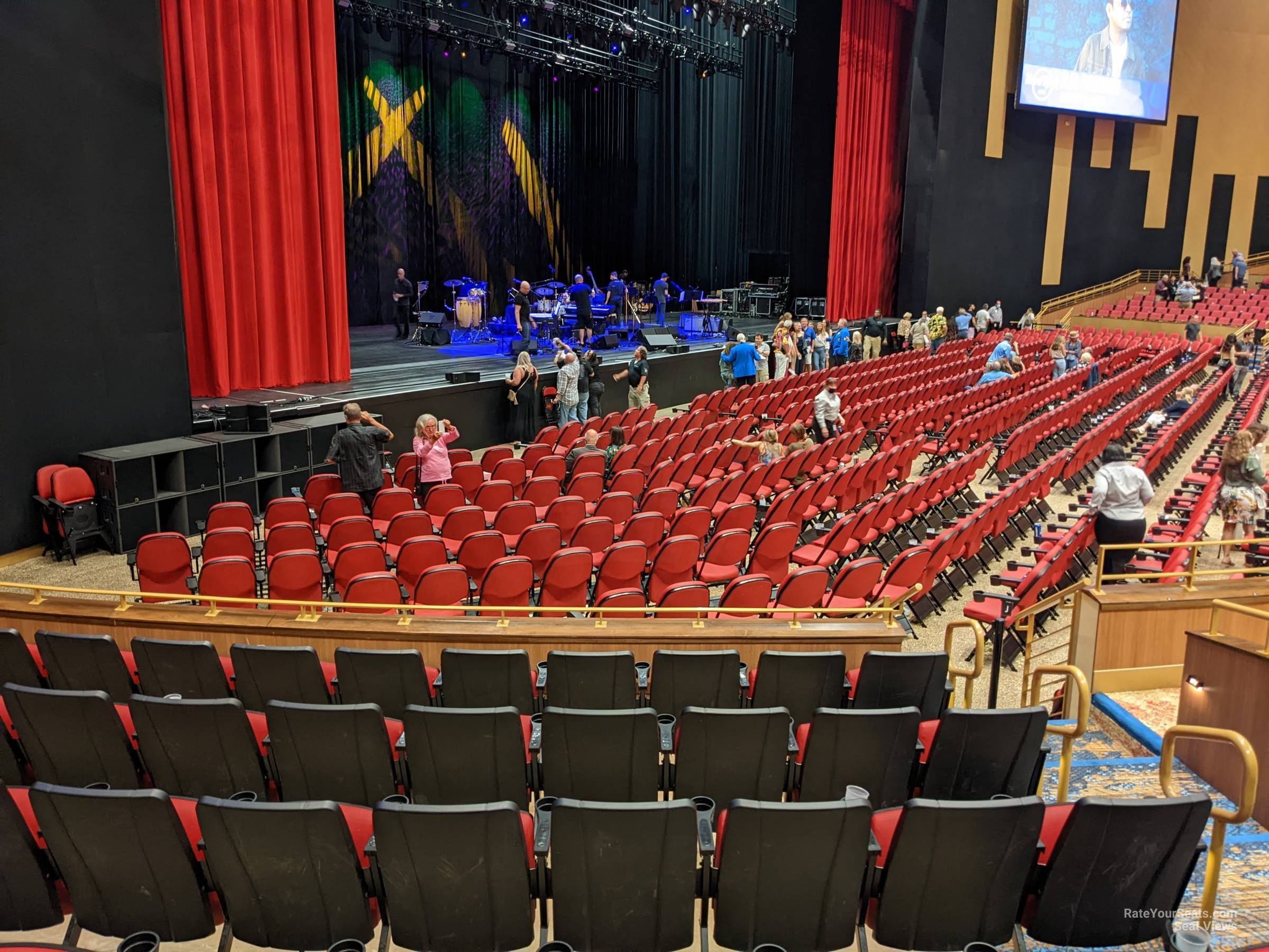 section 112, row f seat view - hard rock live - seminole hard rock hotel and casino