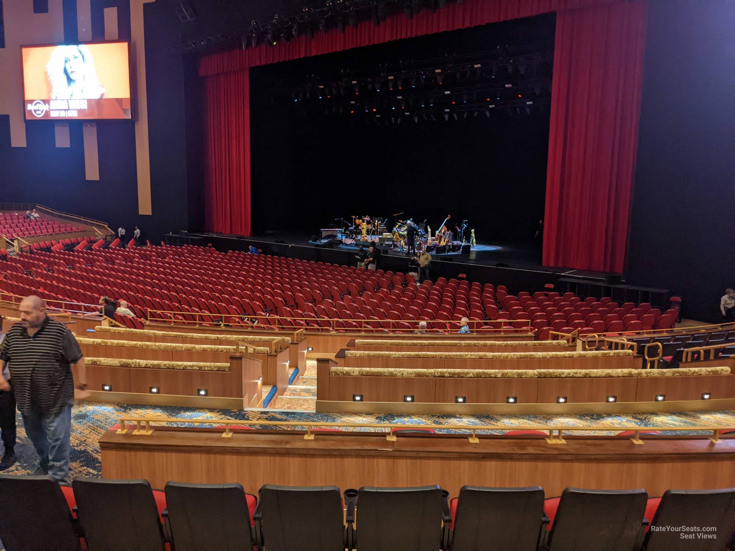 section 113, row e seat view  - hard rock live - seminole hard rock hotel and casino