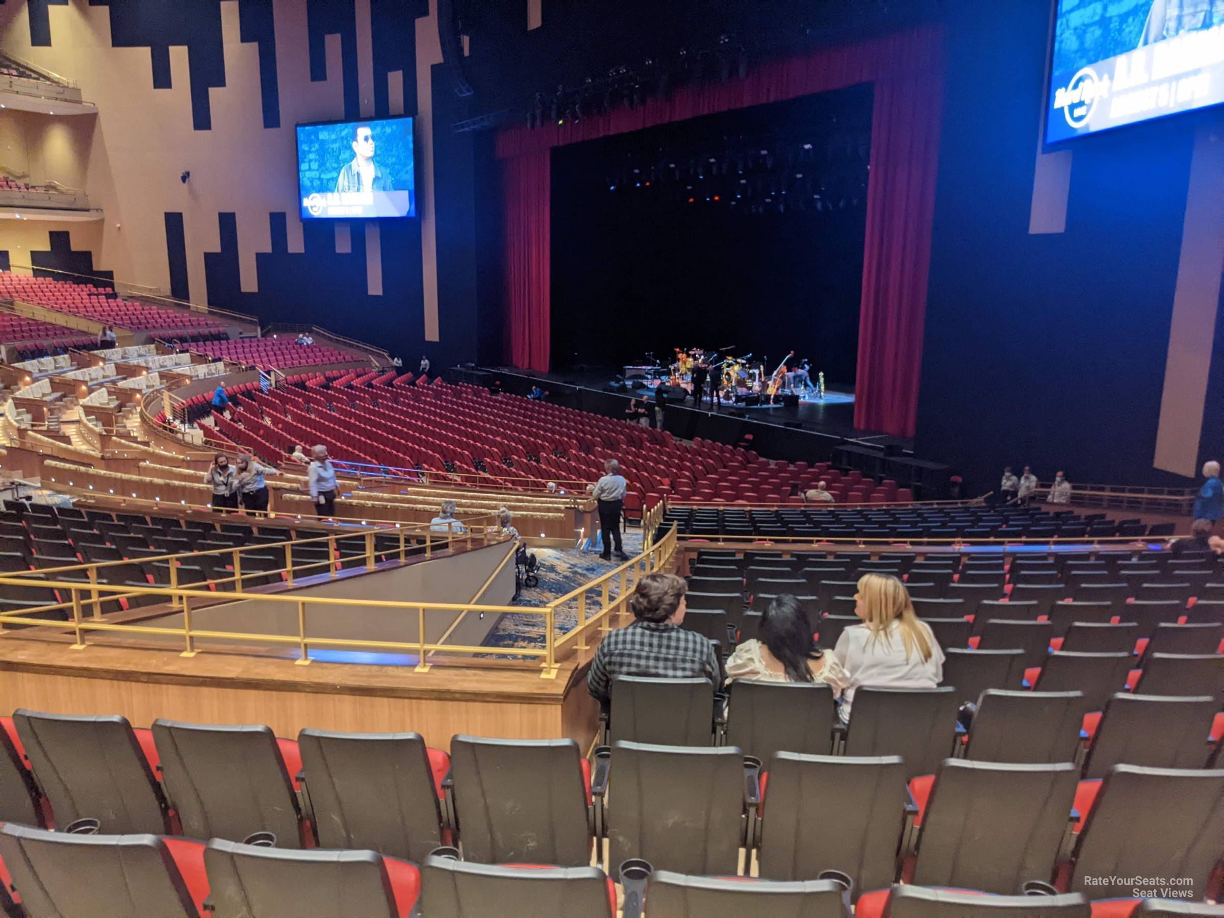 section 113, row n seat view  - hard rock live - seminole hard rock hotel and casino