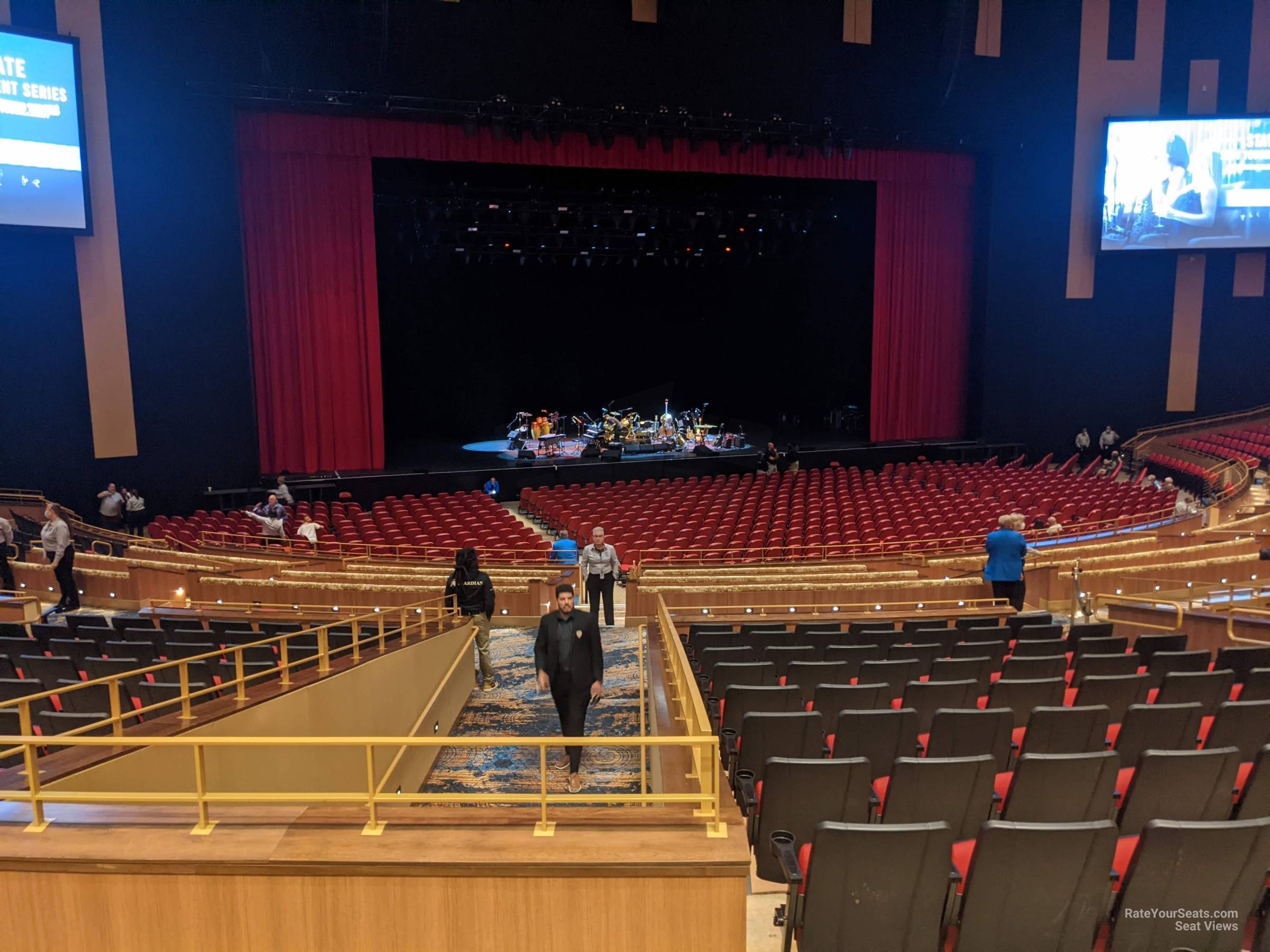 section 116, row n seat view - hard rock live - seminole hard rock hotel and casino