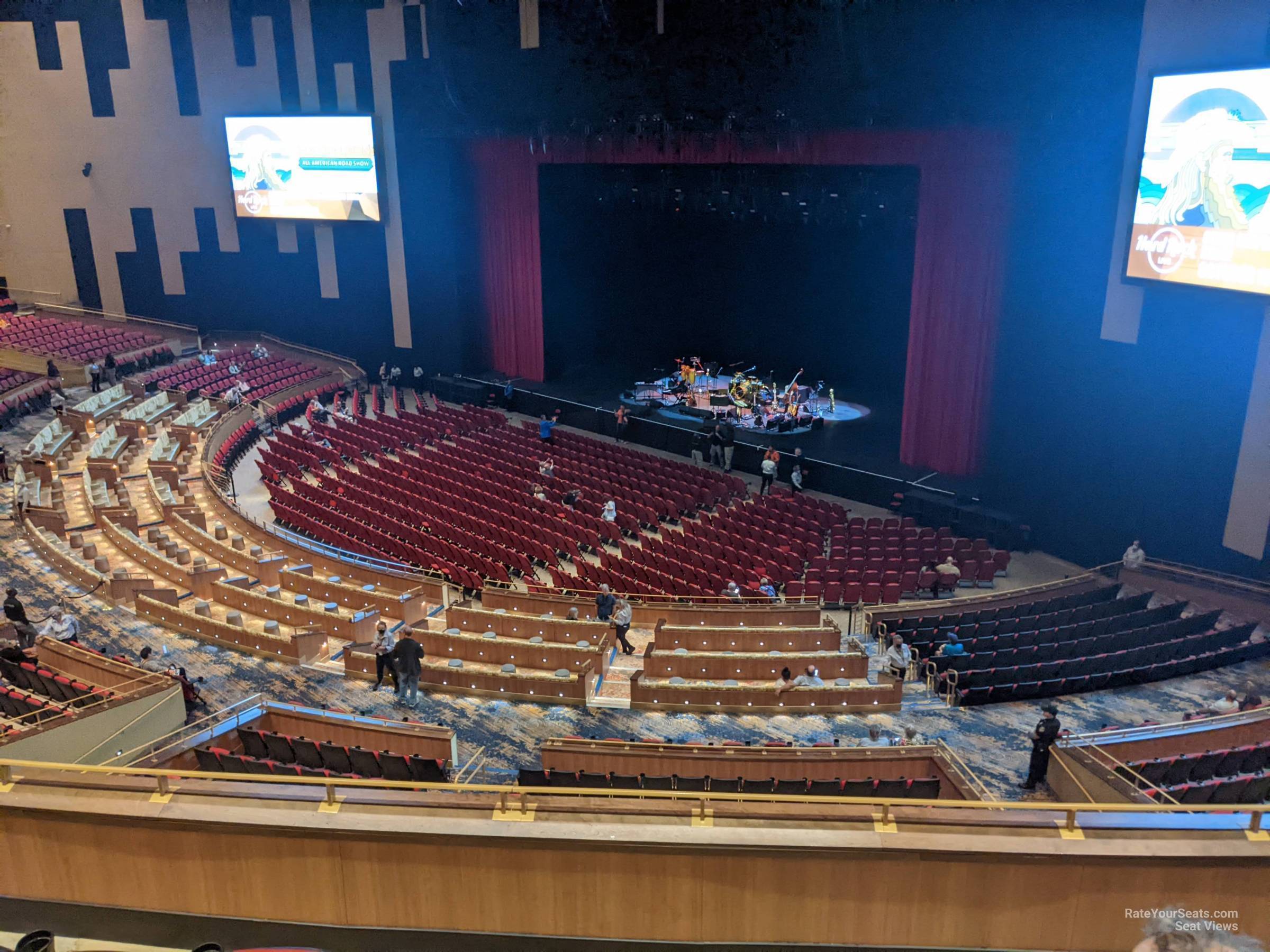 section 202, row d seat view  - hard rock live - seminole hard rock hotel and casino