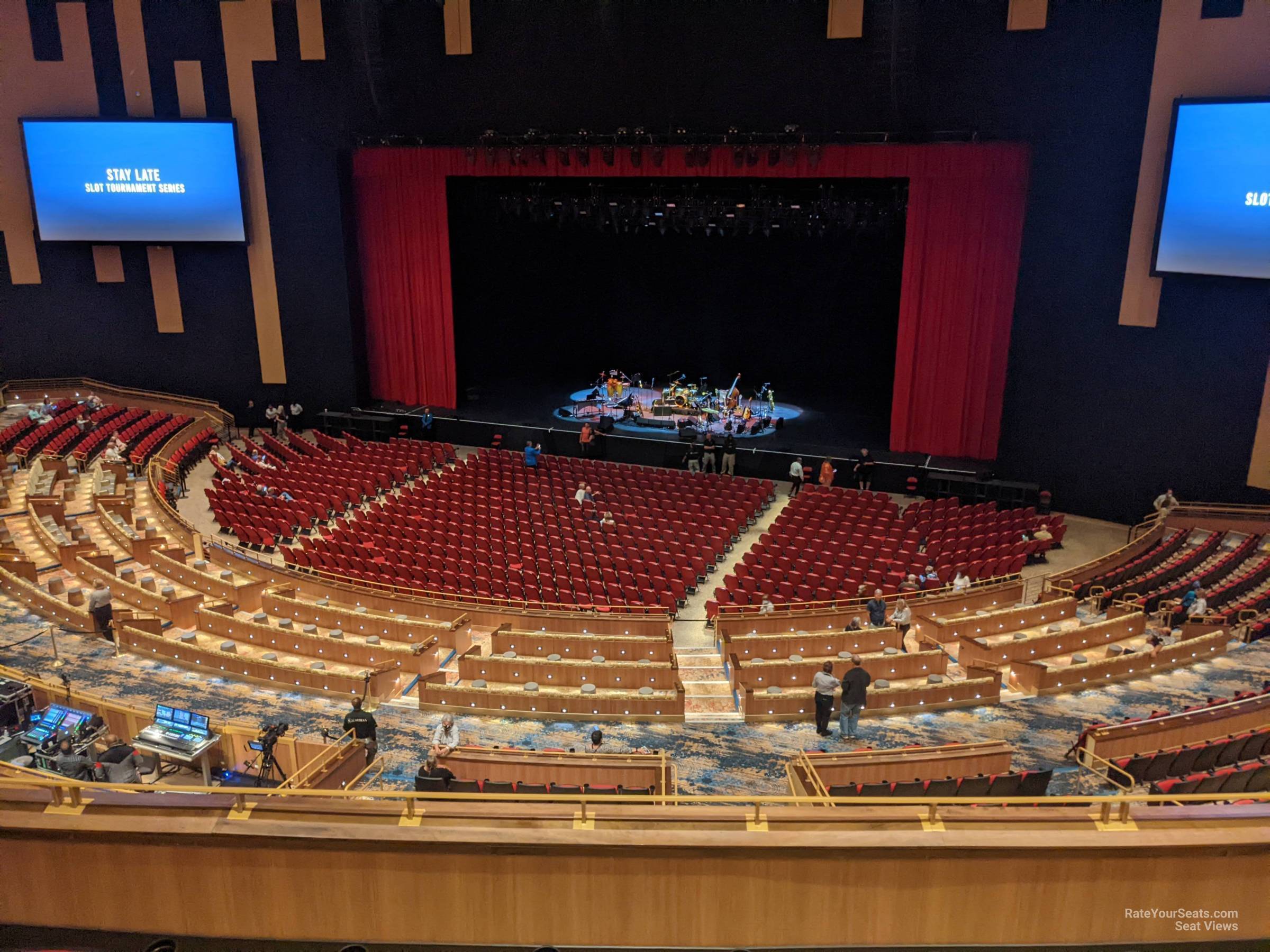 section 203, row d seat view  - hard rock live hollywood