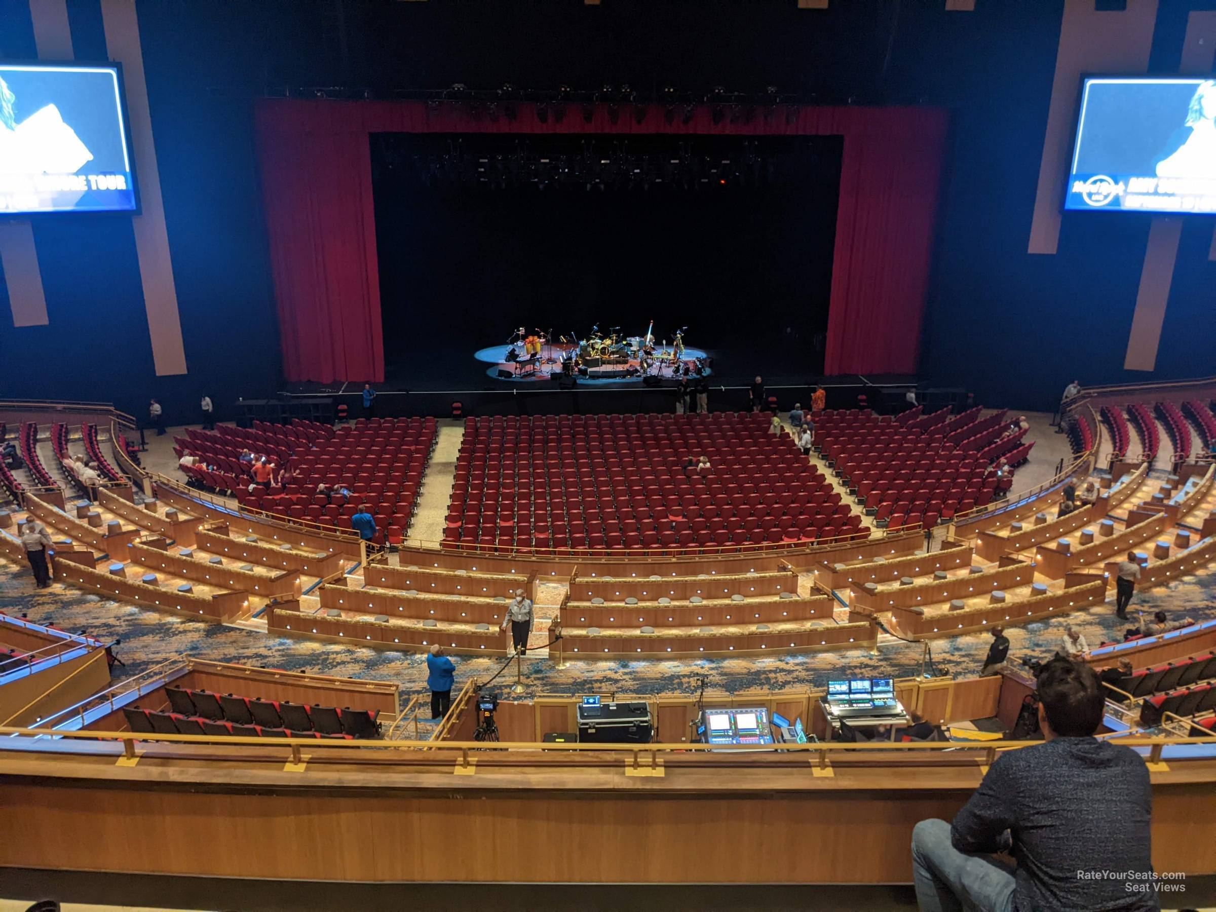 section 204, row d seat view  - hard rock live hollywood