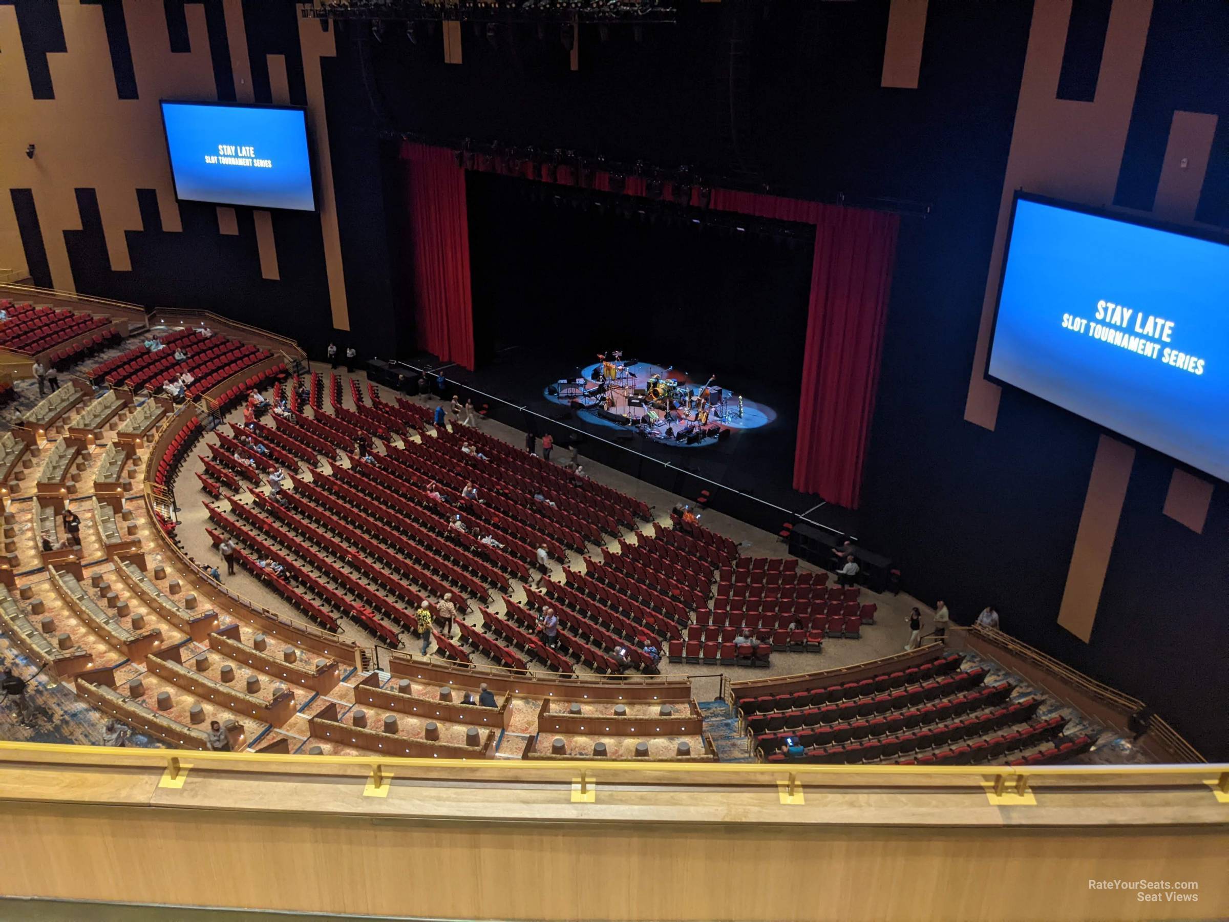 section 302, row d seat view  - hard rock live hollywood