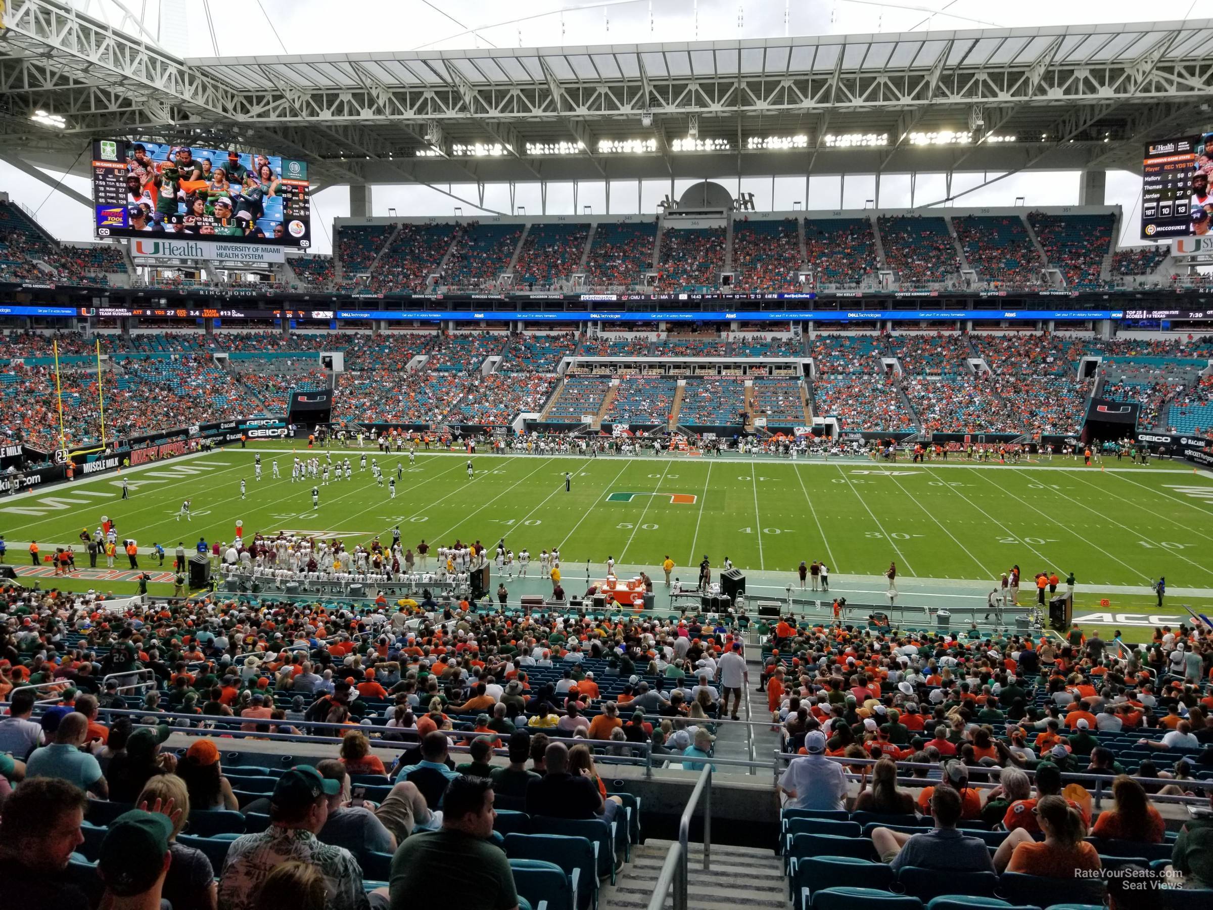 Section 217 at Hard Rock Stadium 