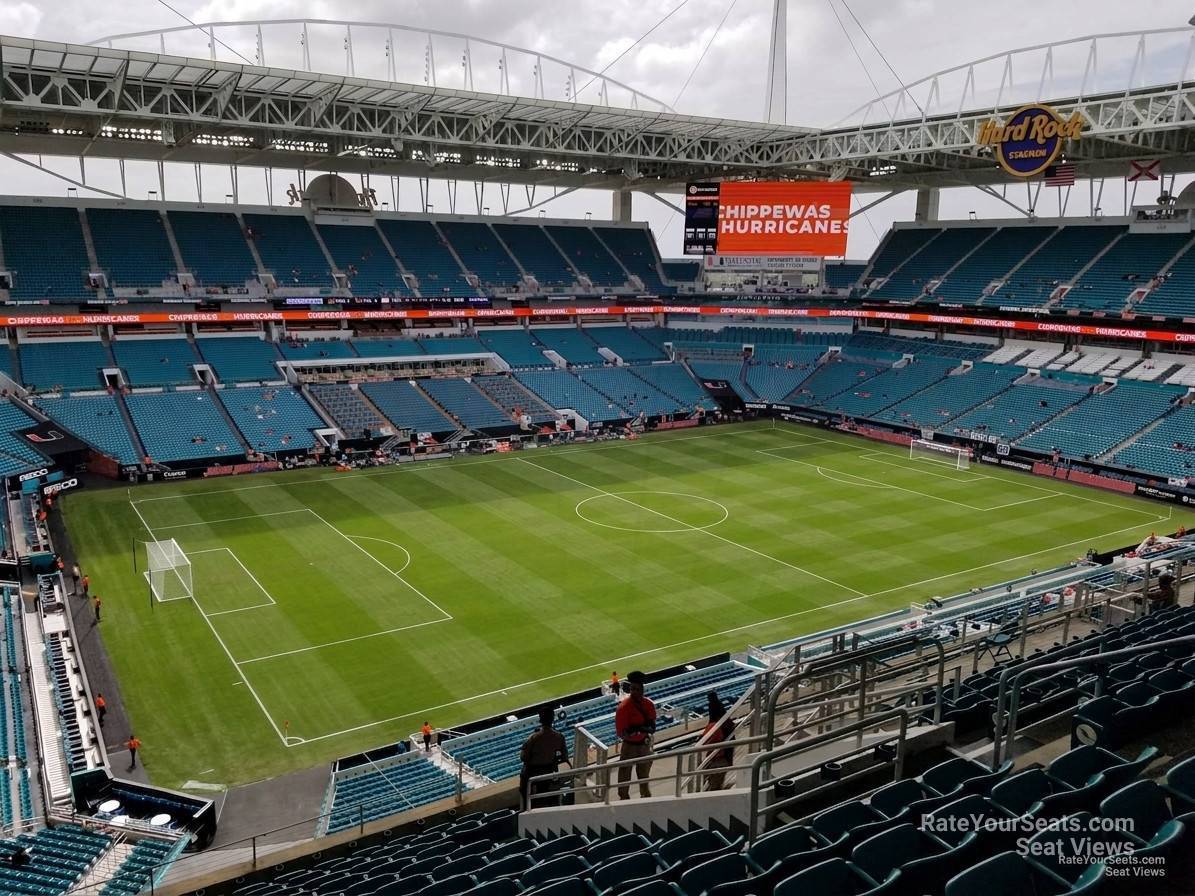 view from Section 323 