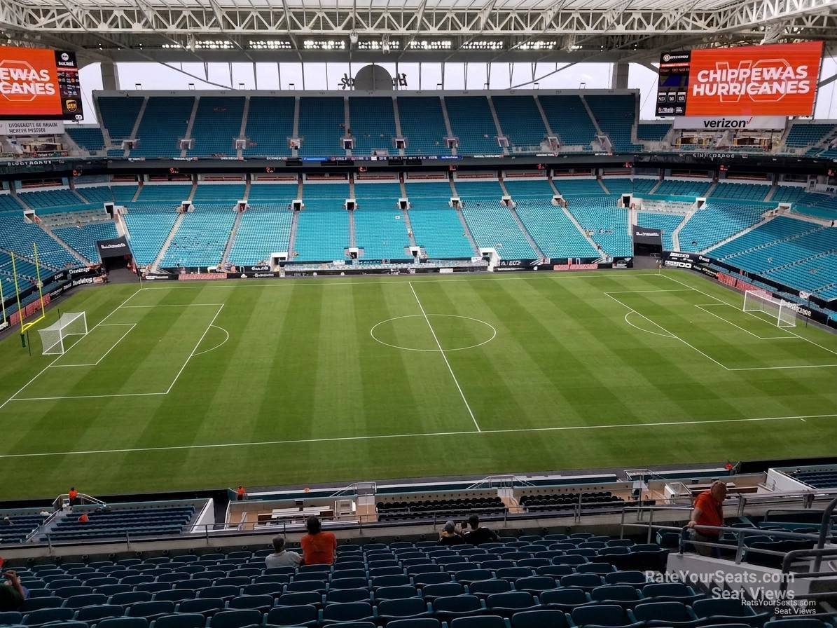 section 347, row 15 seat view  for soccer - hard rock stadium