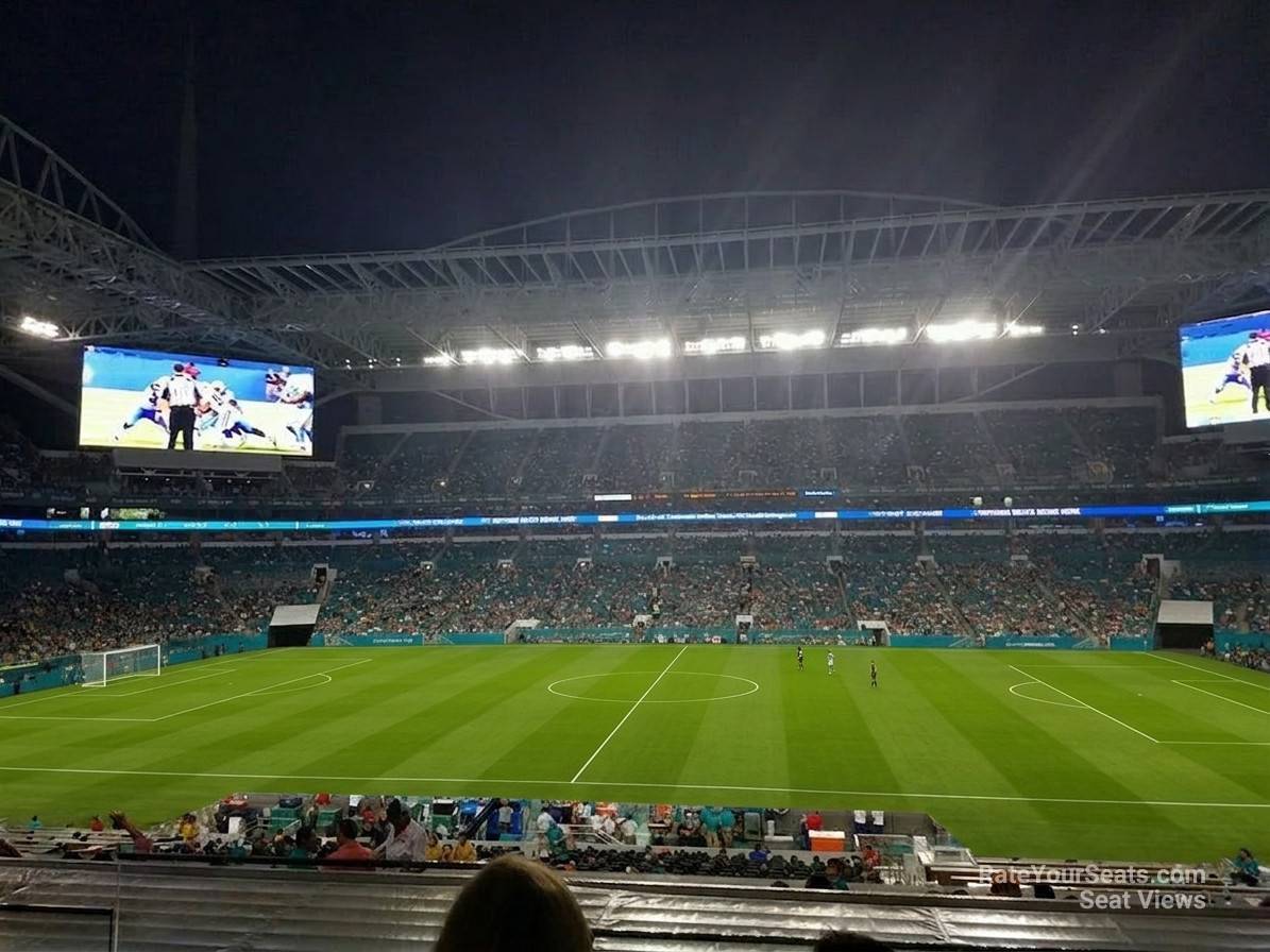 72/gc club, row 19 seat view  for soccer - hard rock stadium