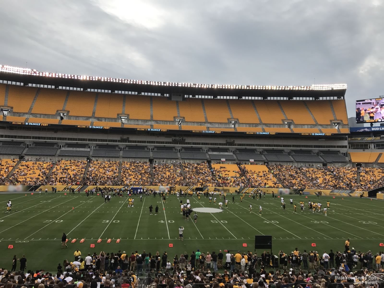 section 110, row bb seat view  - heinz field