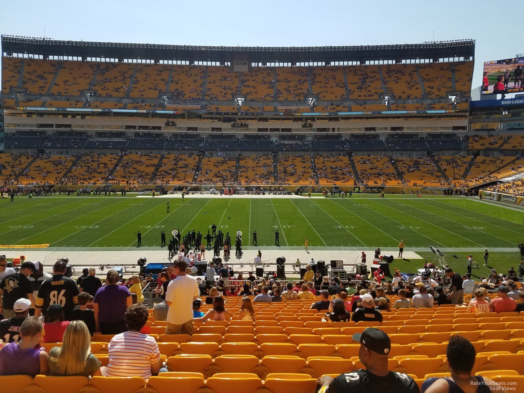 section 111, row ff seat view  - heinz field