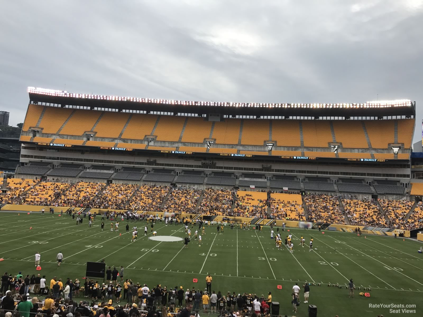 section 112, row bb seat view  - heinz field