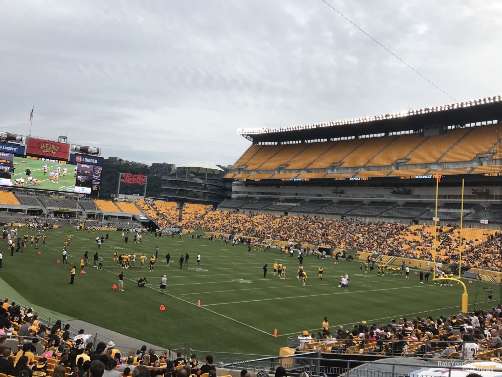 section 119, row l seat view  for football - acrisure stadium