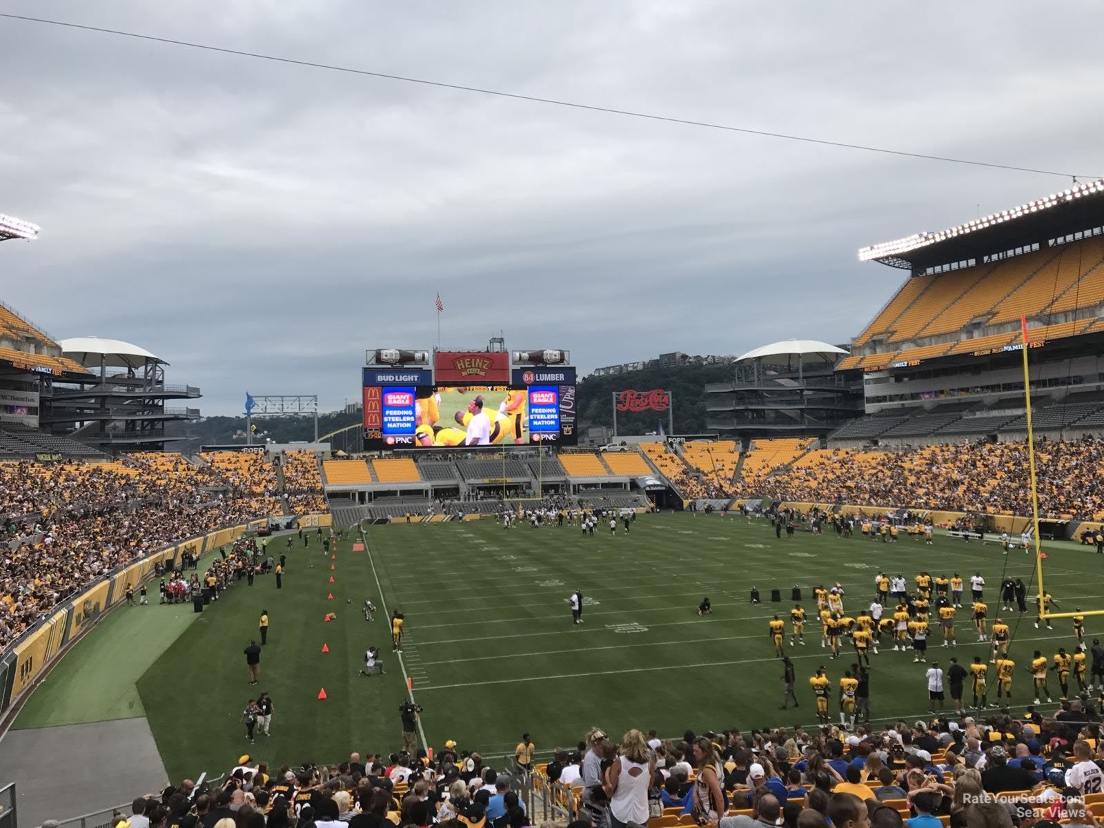 section 120, row bb seat view  - heinz field