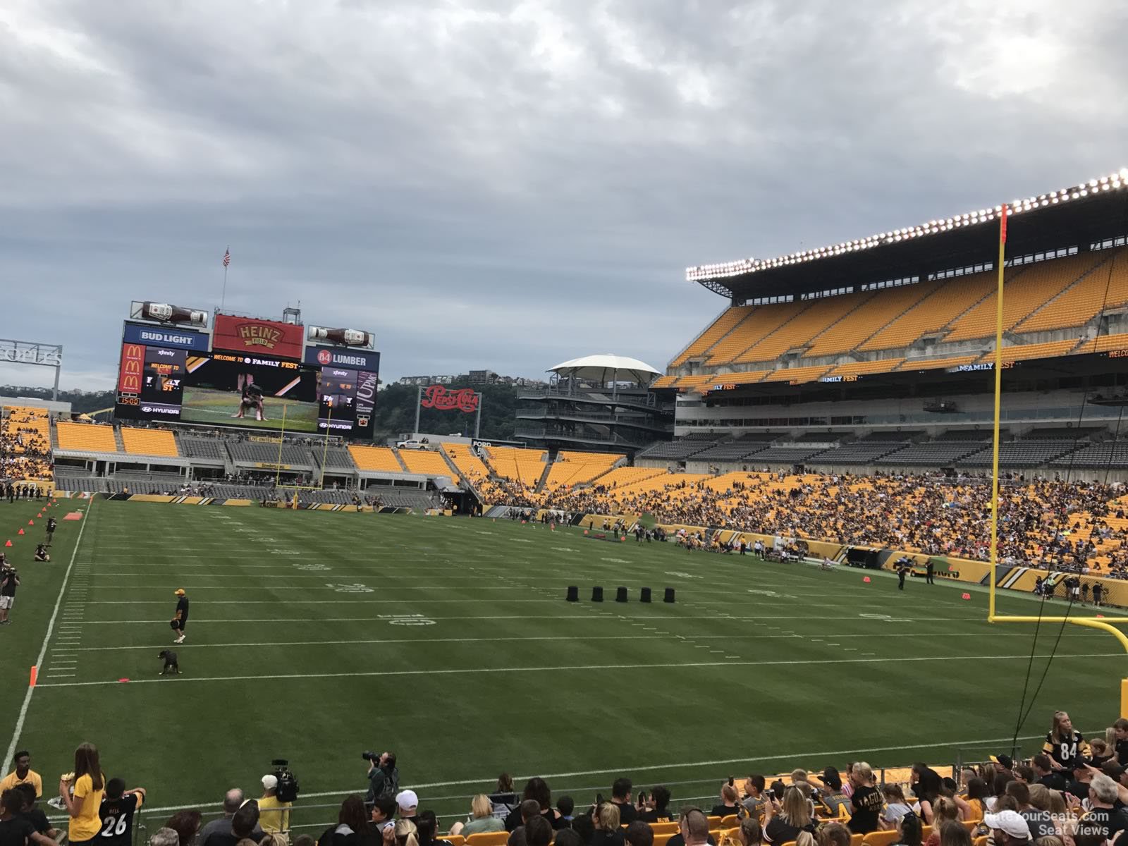 section 121, row l seat view  for football - acrisure stadium