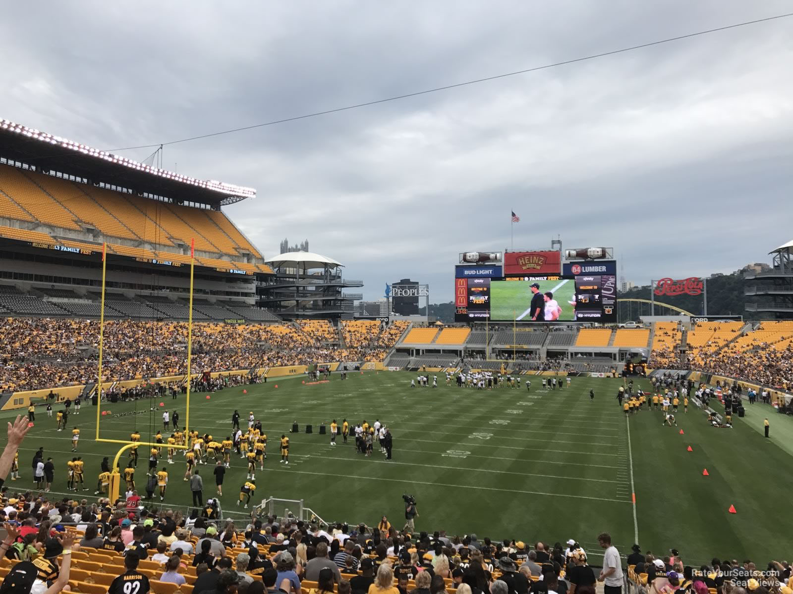 section 124, row bb seat view  for football - acrisure stadium